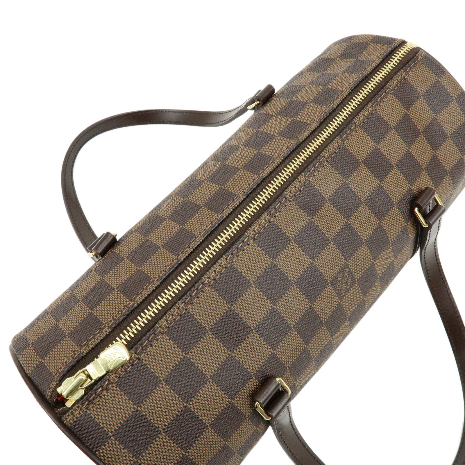 Louis Vuitton Damier Ebene Papillon 30 Hand Bag Brown N51303