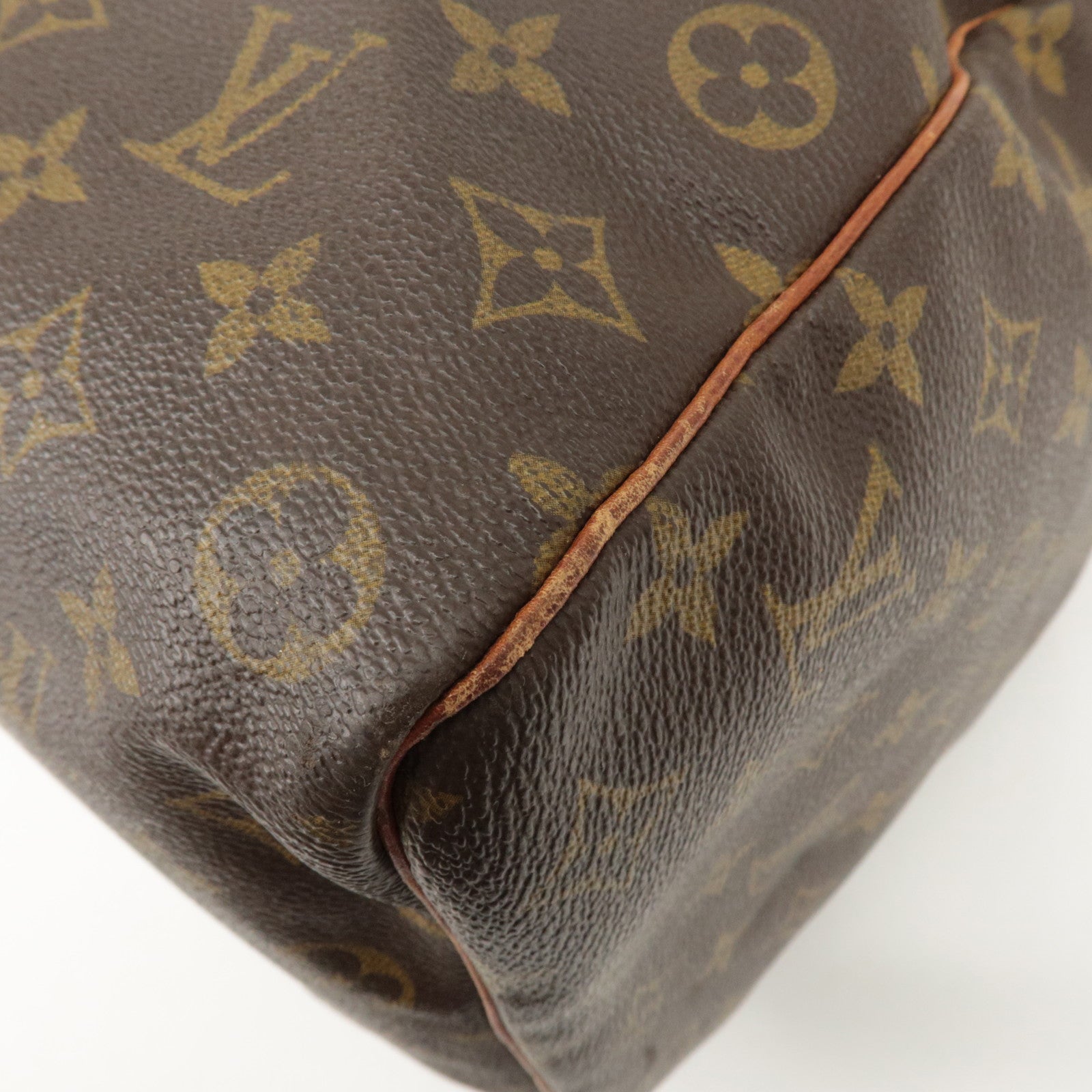 Louis Vuitton Monogram Keep All 50 Boston Bag Brown M41426 Used