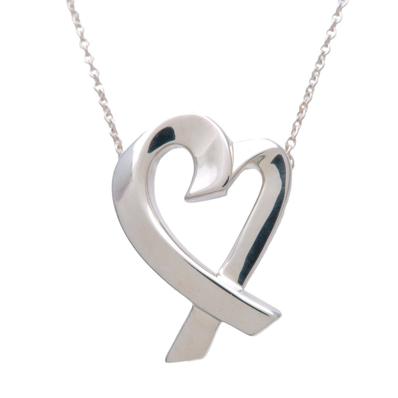Tiffany & Co Loving Heart Necklace Medium SV925 Silver