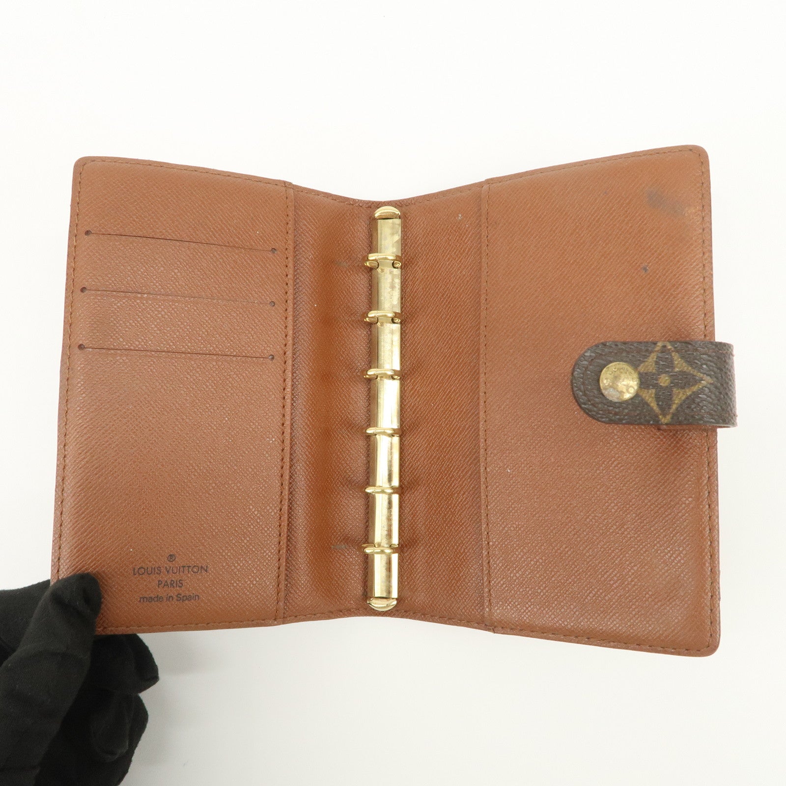 Louis Vuitton Monogram Canvas Agenda PM Planner Cover Brown R20005