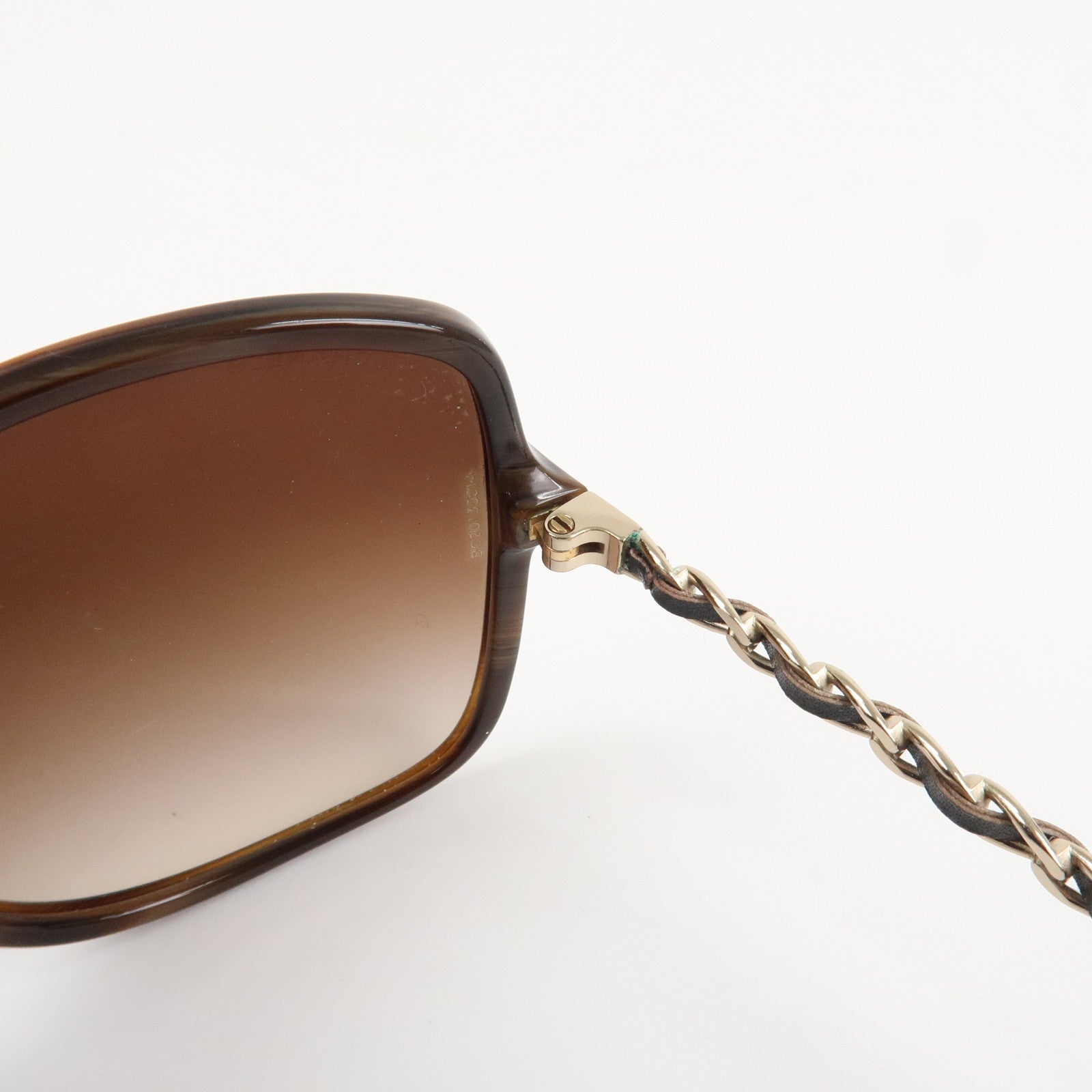 CHANEL COCO Mark Sunglasses c.617/3B 57□17 135 3N Brown 5210-Q