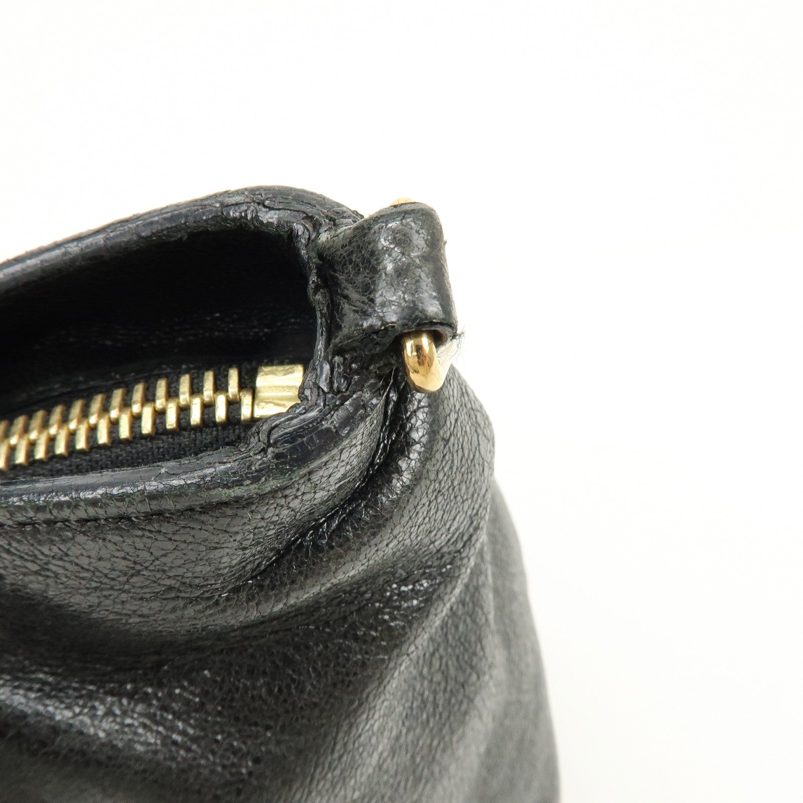 Chloe Ethel Leather 2Way Shoulder Bag Hand Bag Crossbody Bag Black