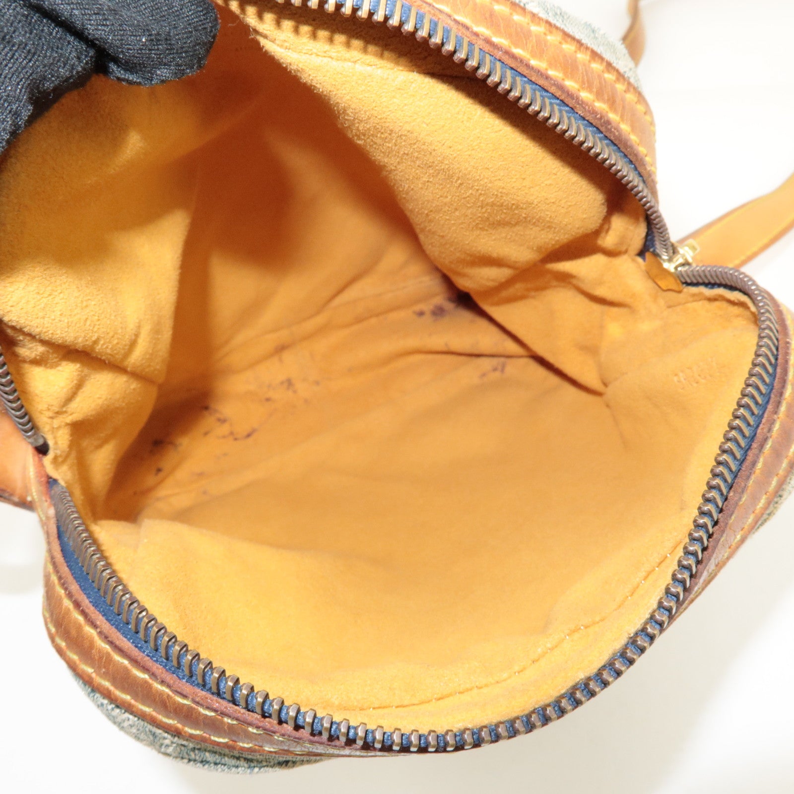 Louis Vuitton Monogram Denim Camera Bag Shoulder Bag Blue M95348