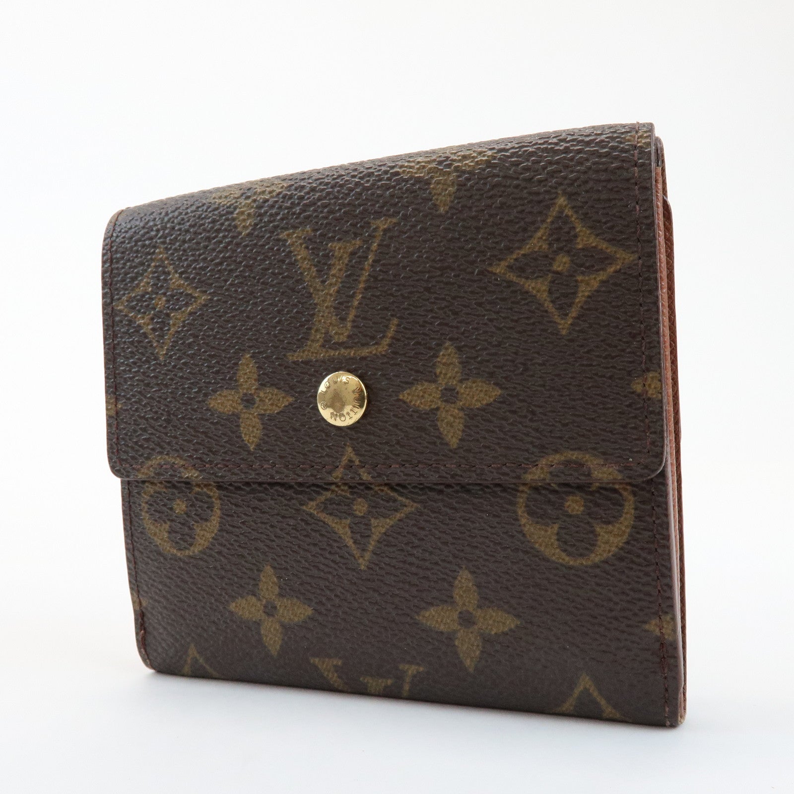 Louis Vuitton Monogram Set of 2 Bi- fold Wallets Brown M61652