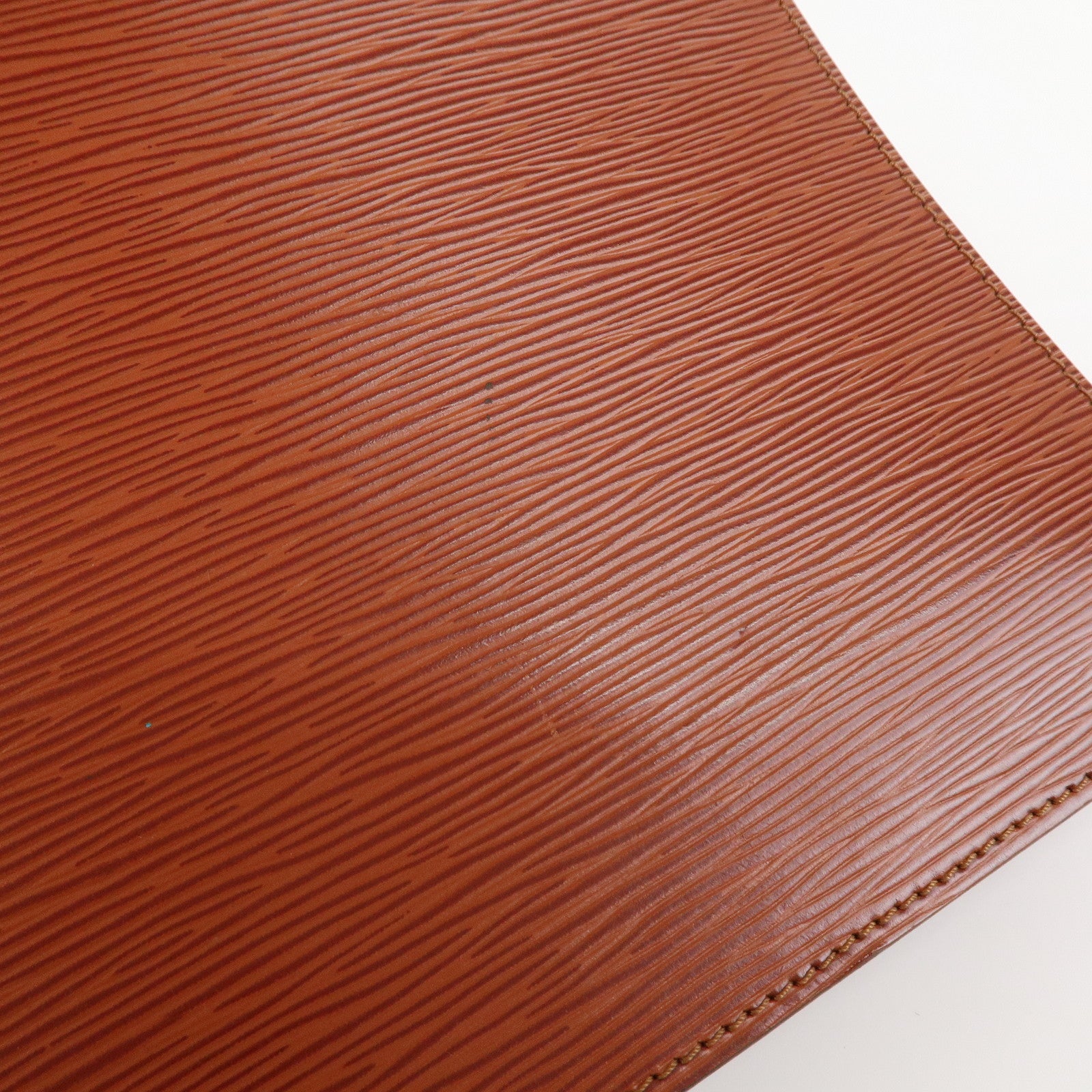 Louis Vuitton Epi Monceau 2way Bag Hand Bag Kenya Brown M52123
