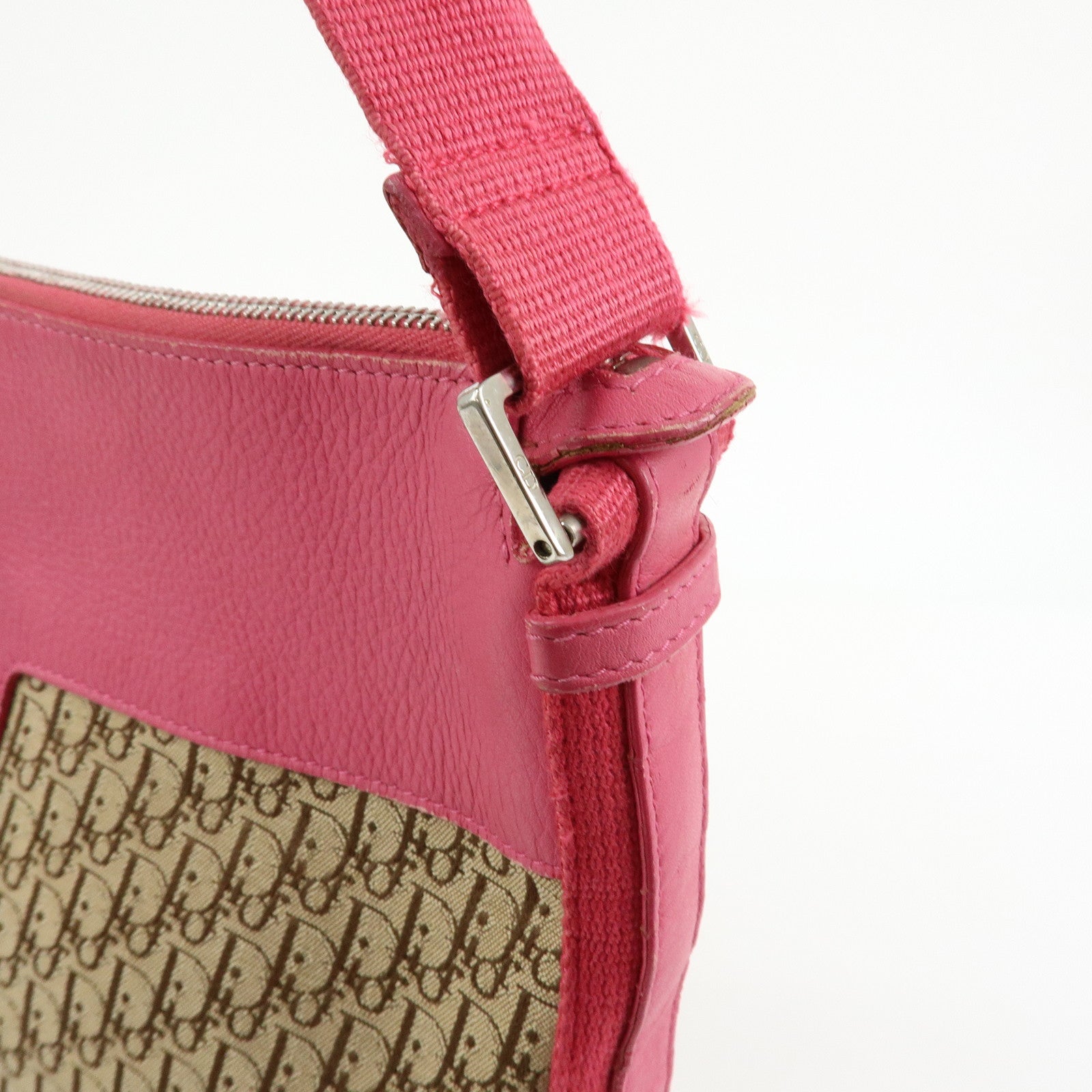 Christian Dior Trotter Street Chic Jacquard Canvas Shoulder Bag