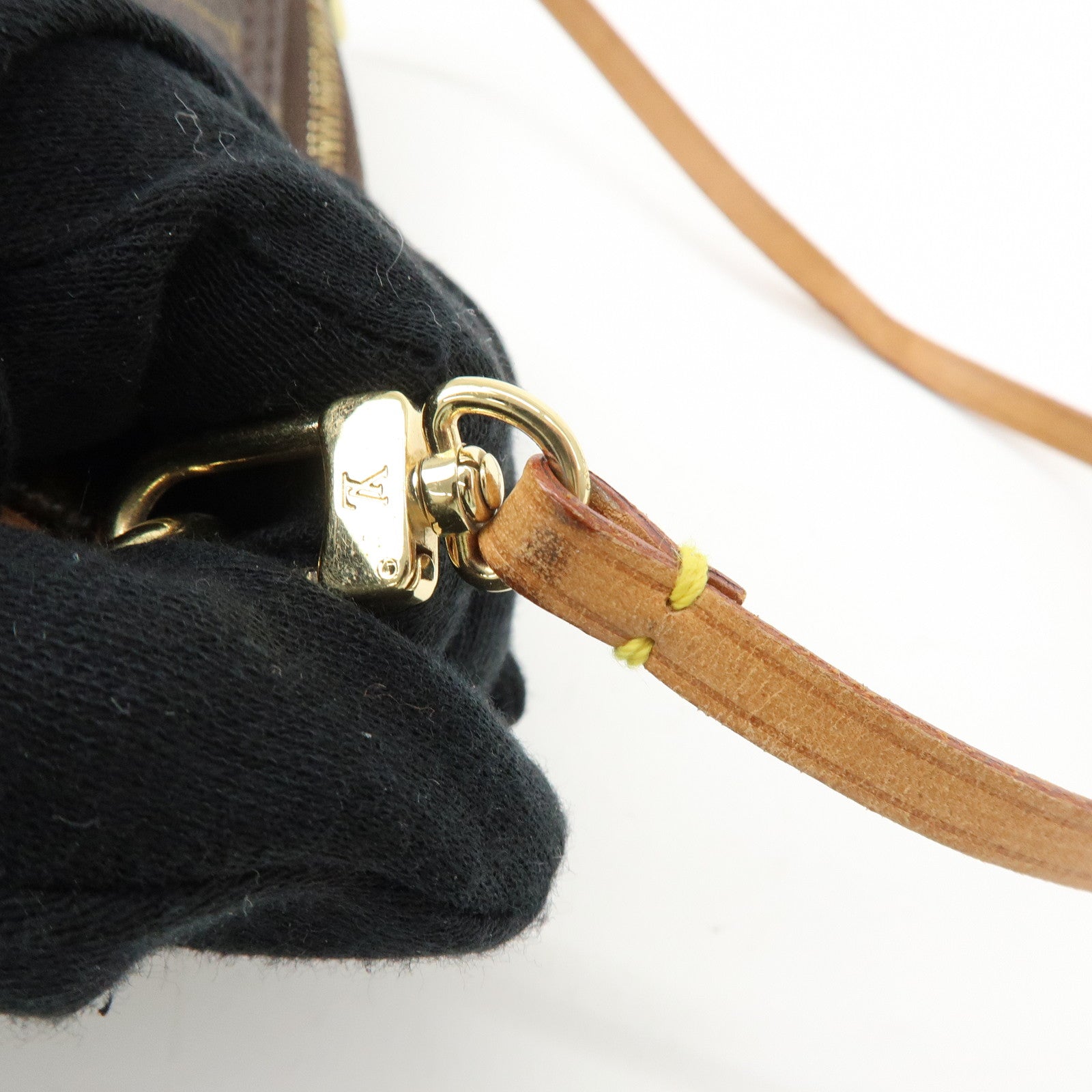 Louis Vuitton Monogram Canvas Mini Pouch for Papillon Bag Brown
