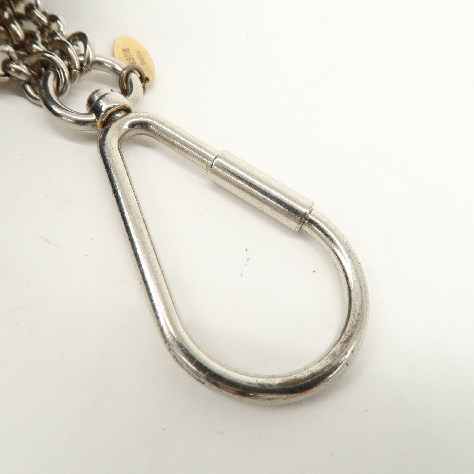 Louis Vuitton Metal Cube Bag Charm Key Charm Silver M65118