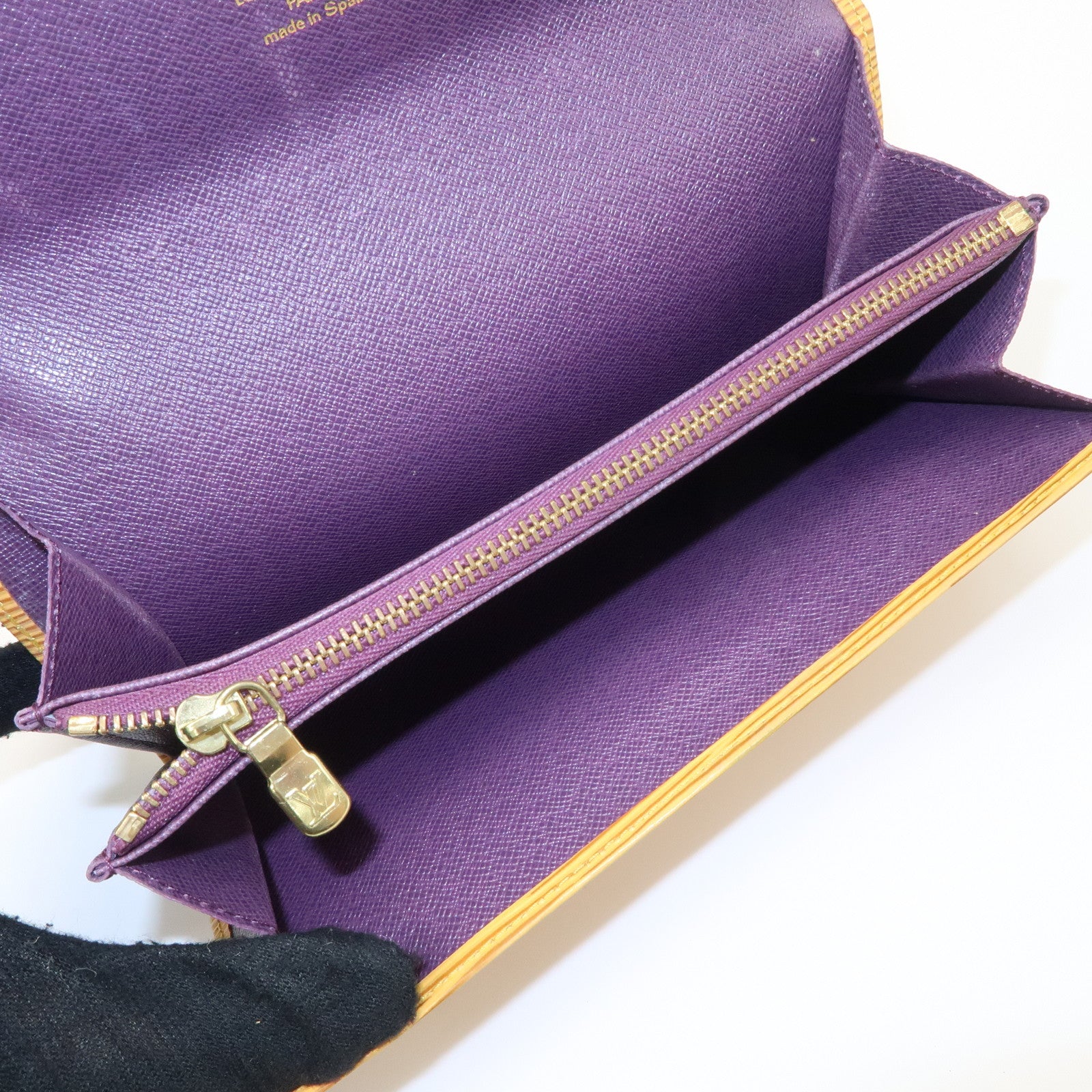 Louis Vuitton Epi Set of 3 Epi Long Wallet M63579 M63385 M63384 Used