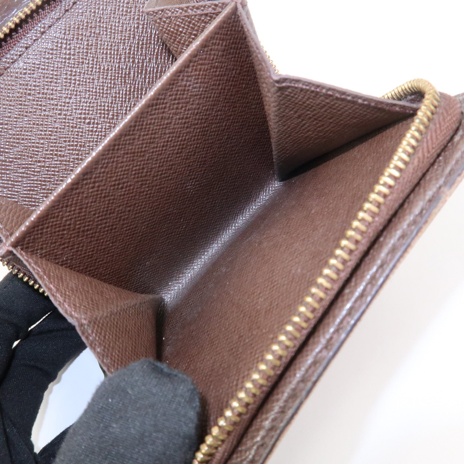 Louis Vuitton Damier Compact Zippy Bi-fold Small Wallet N61668