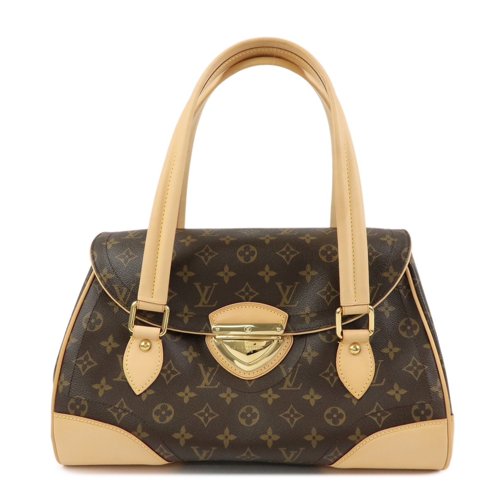 Louis Vuitton Monogram Beverly GM Shoulder Hand Bag Brown M40120