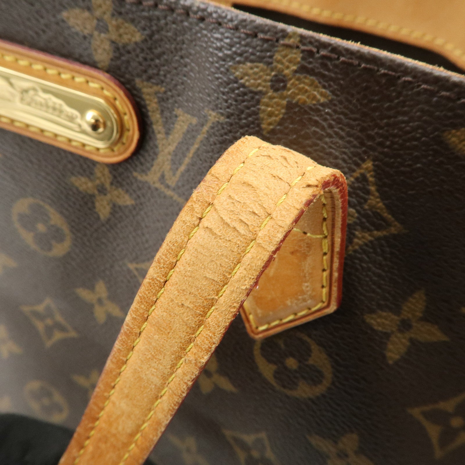 Louis Vuitton Monogram Wilshire MM Tote Bag Brown M45644