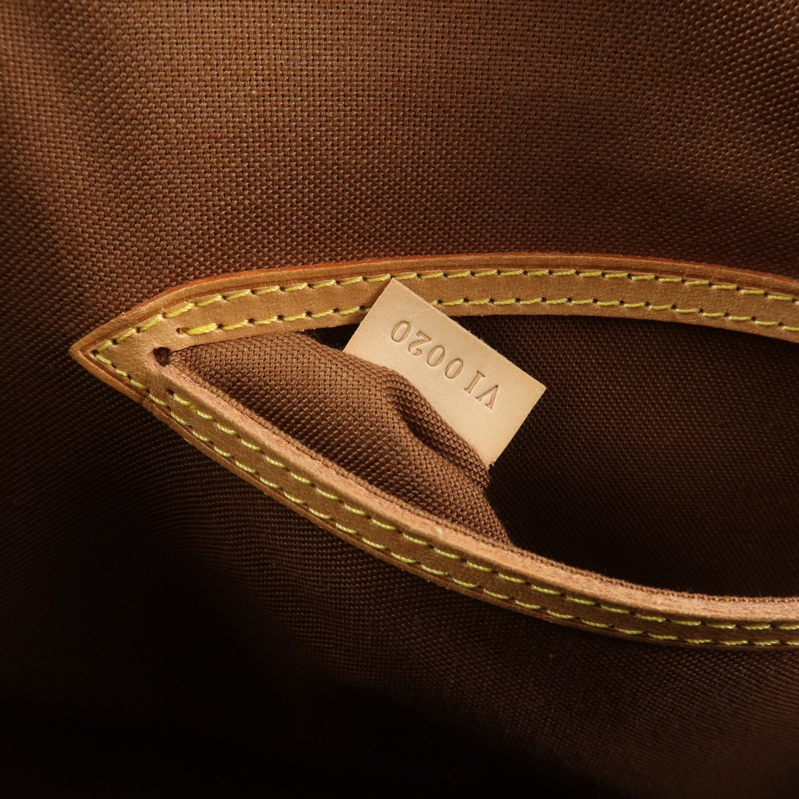 Louis Vuitton Monogram Alma Hand Bag Brown M51130