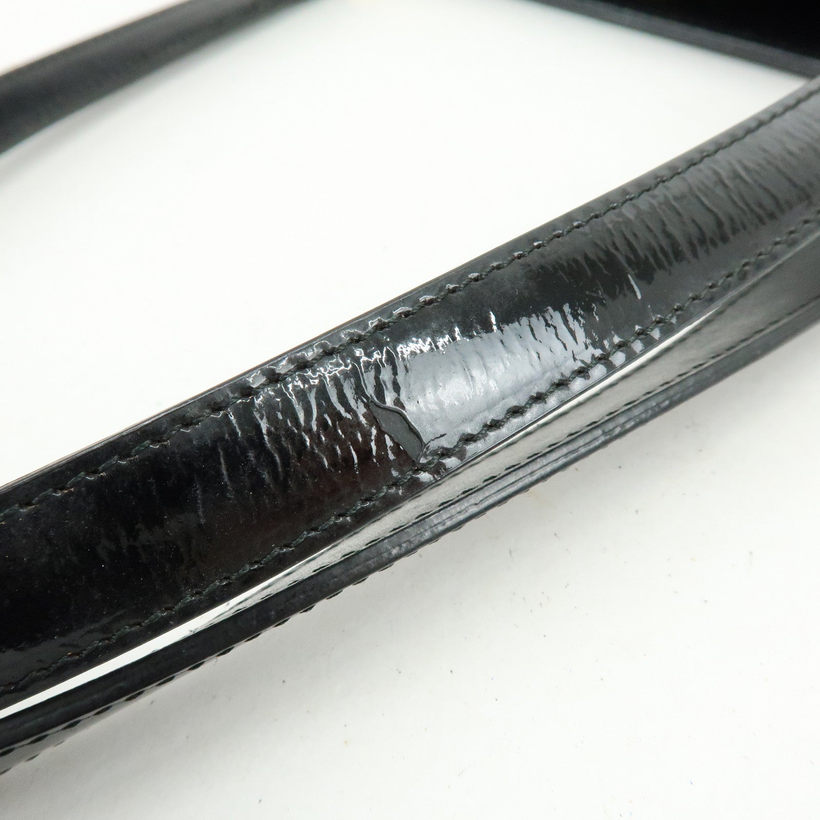 BURBERRY Tweed Patend leaether Suede Tote Bag Beige Black