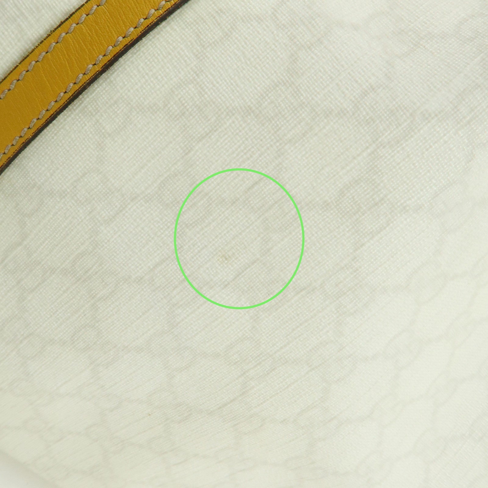 GUCCI GG Supreme Leather Tote Bag Hand Bag White Yellow 197954