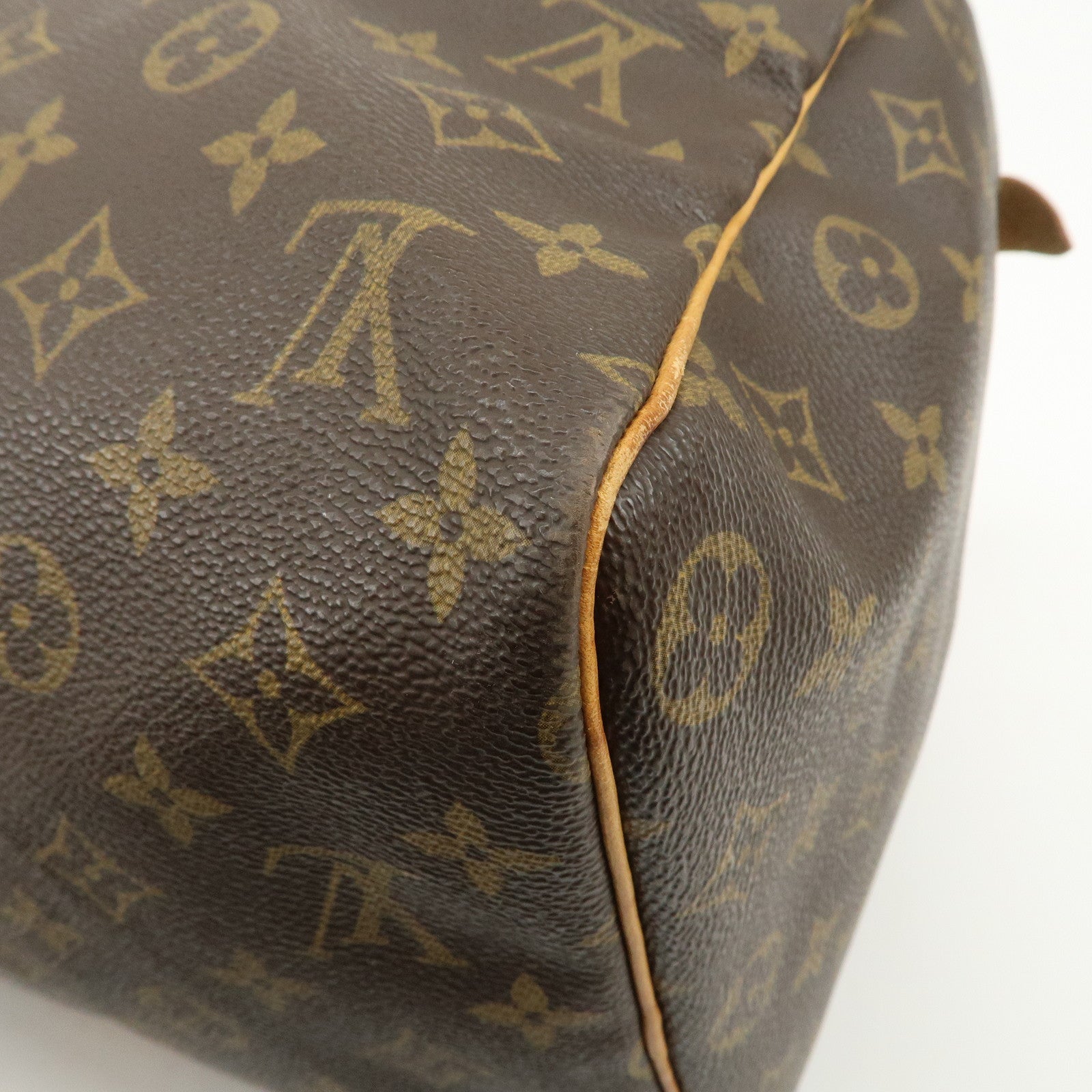 Louis Vuitton Monogram Canvas Keep All 45 Boston Bag Brown M41428