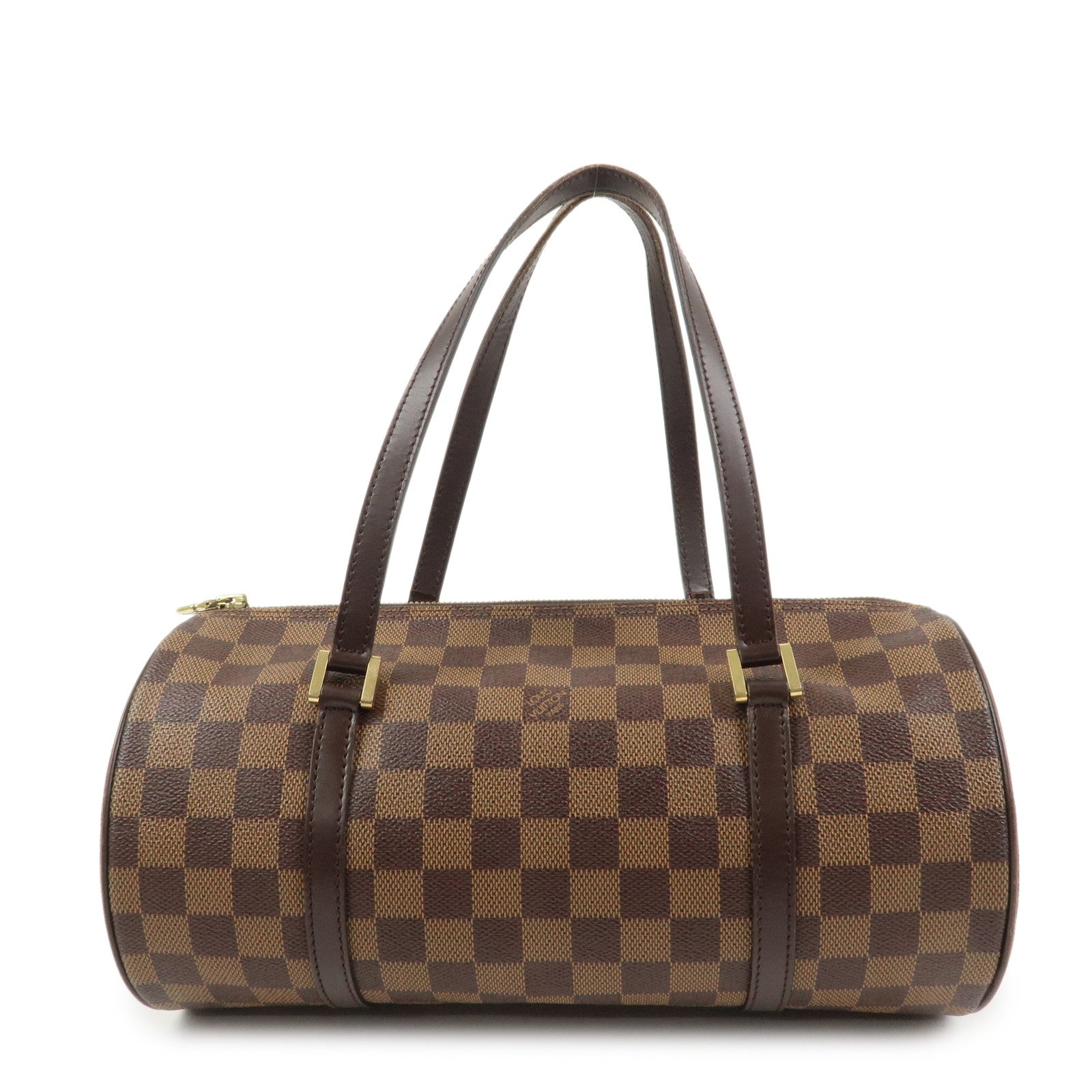 Louis Vuitton Damier Ebene Papillon 30 Hand Bag Brown N51303