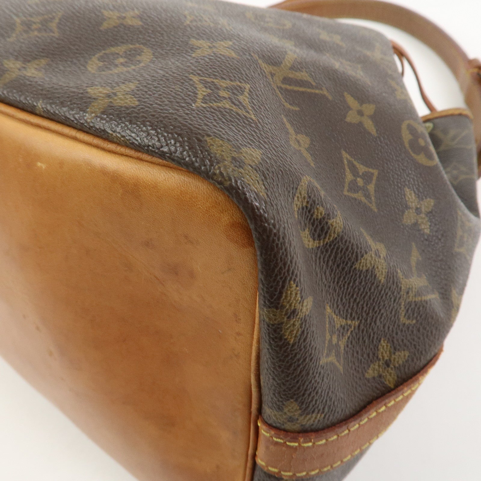 Louis Vuitton Monogram Petit Noe Shoulder Bag Brown M42226