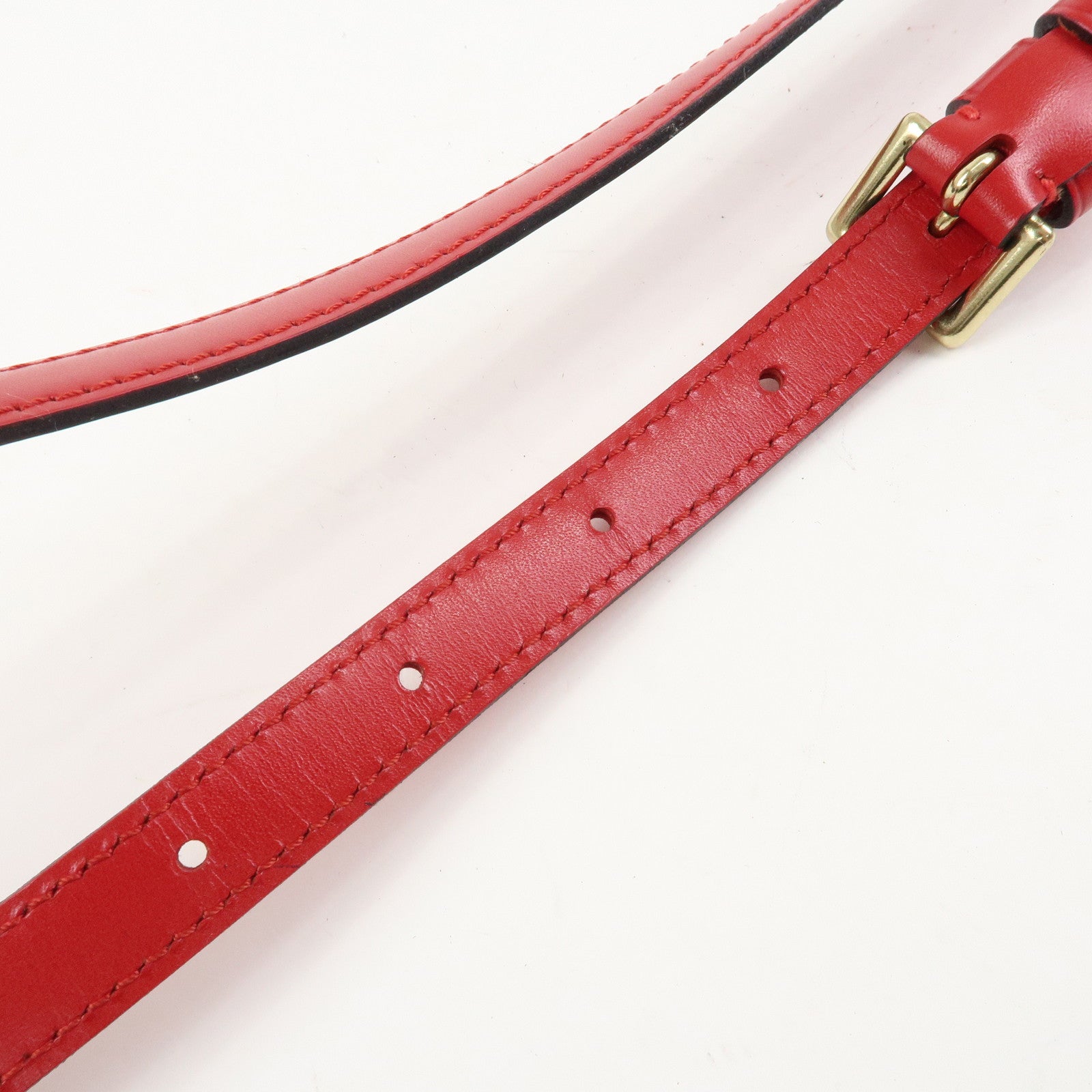 Louis Vuitton Epi Mini Saint Cloud Shoulder Bag Red M52217