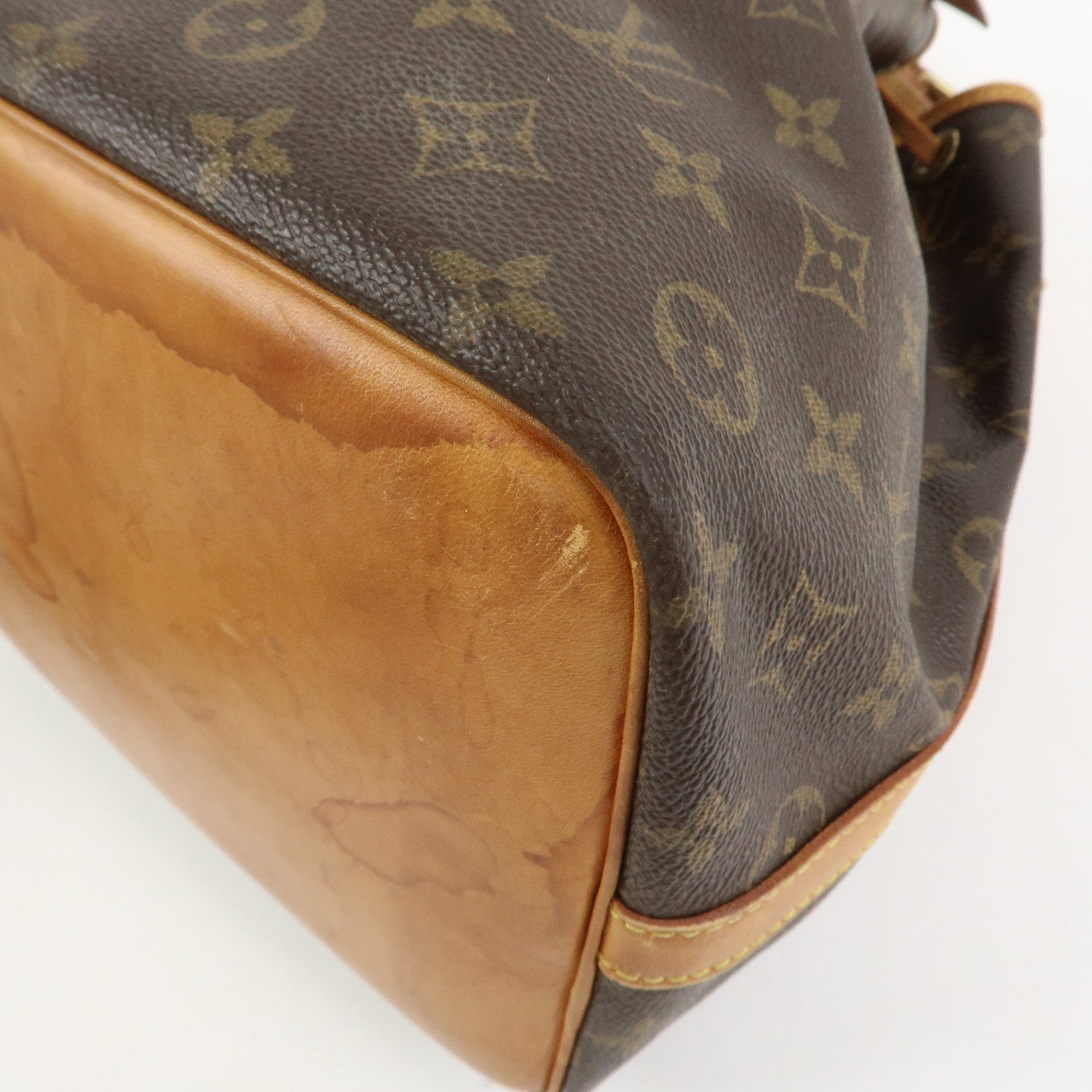 Louis Vuitton Monogram Petit Noe Shoulder Bag Brown M42226