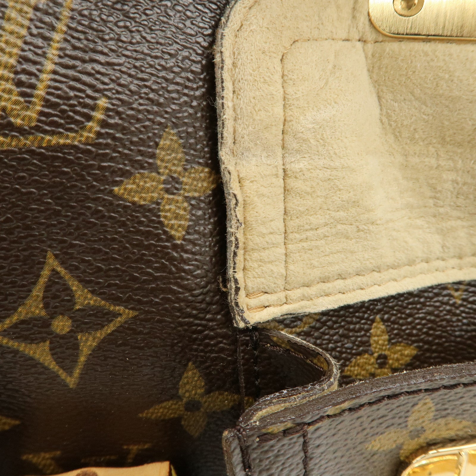 Louis Vuitton Monogram Hudson PM Shoulder Bag Brown M40047