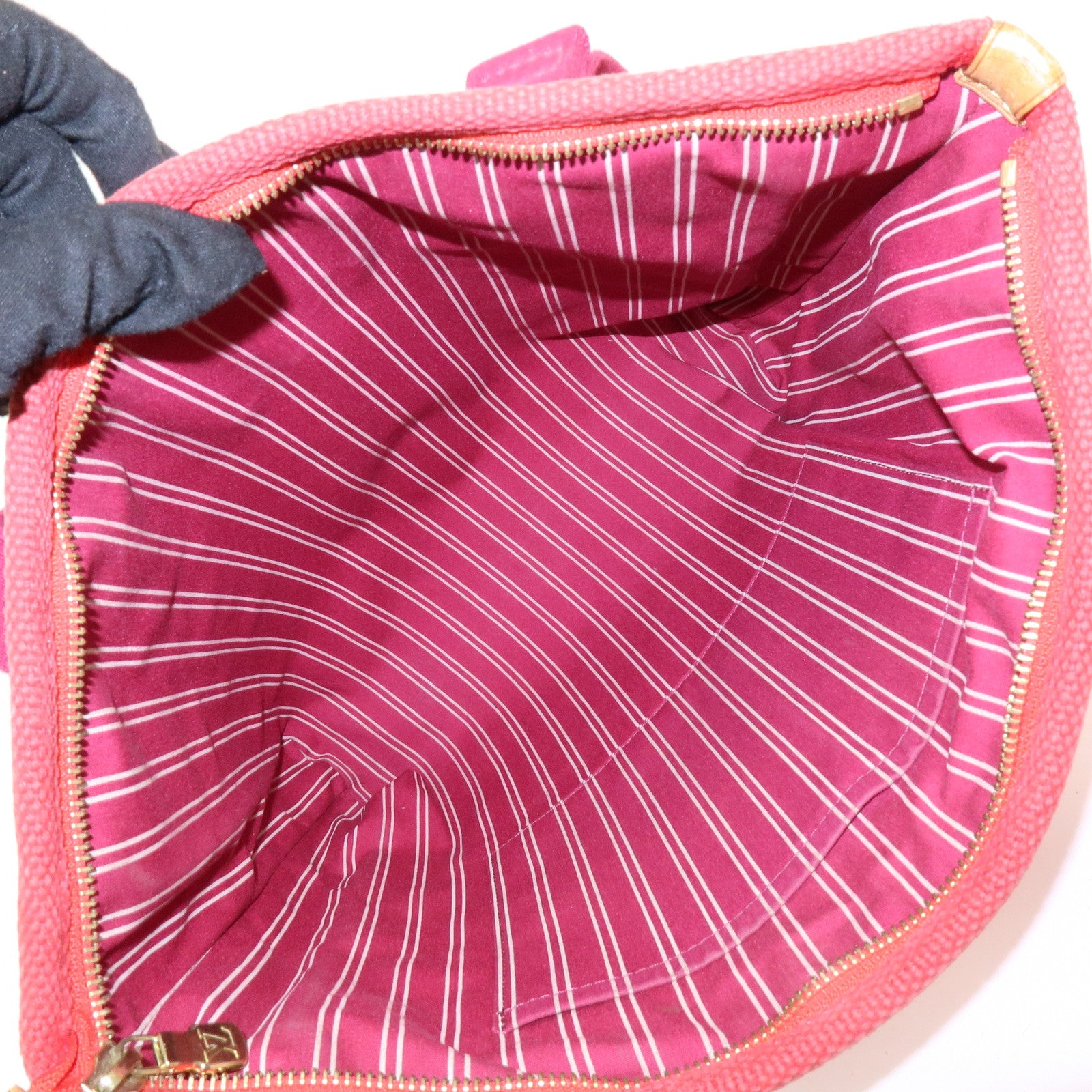 Louis Vuitton Antigua Cabas MM Tote Bag Hand Bag Rouge M40034