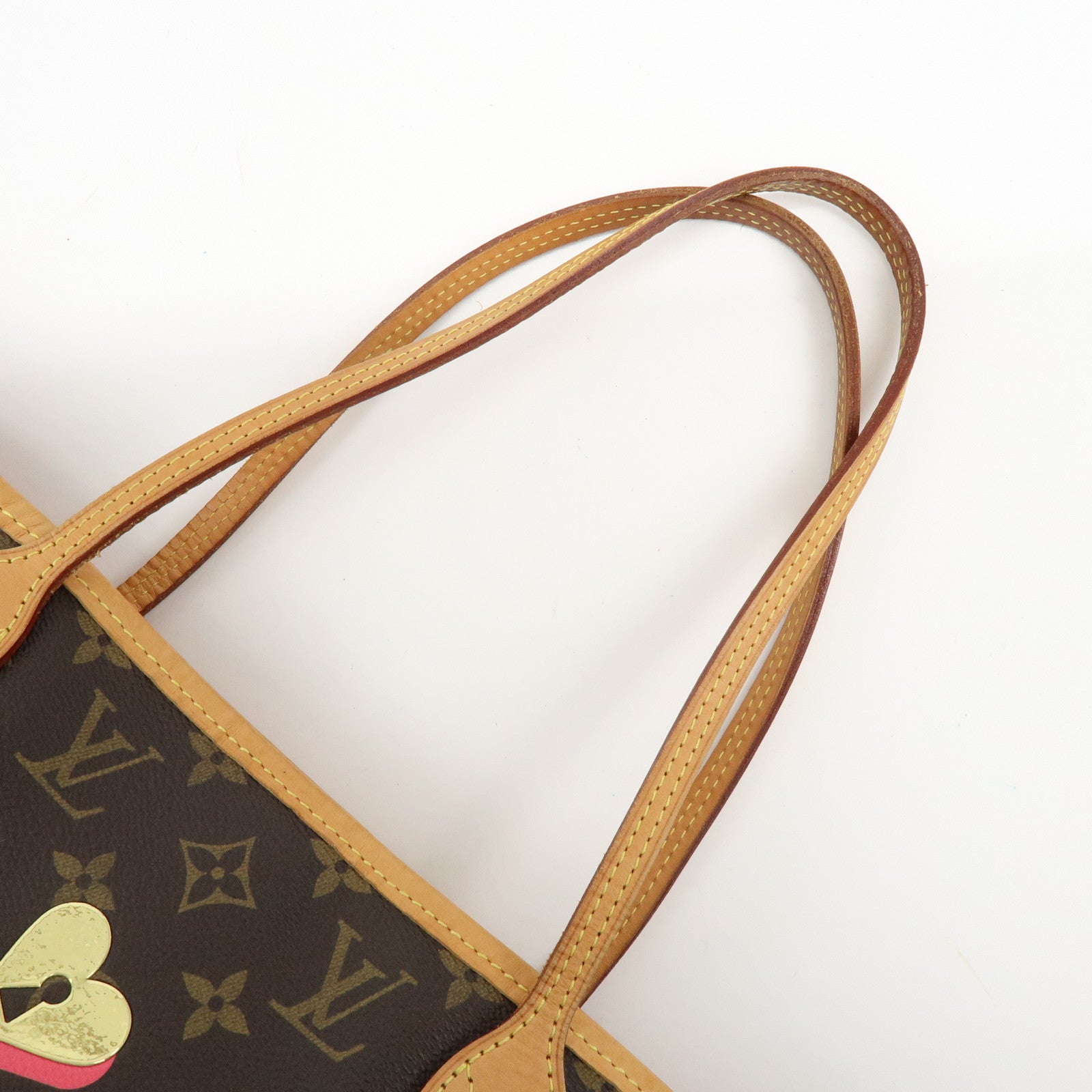 Louis Vuitton Monogram Love Lock Neverfull MM Tote Bag M44364
