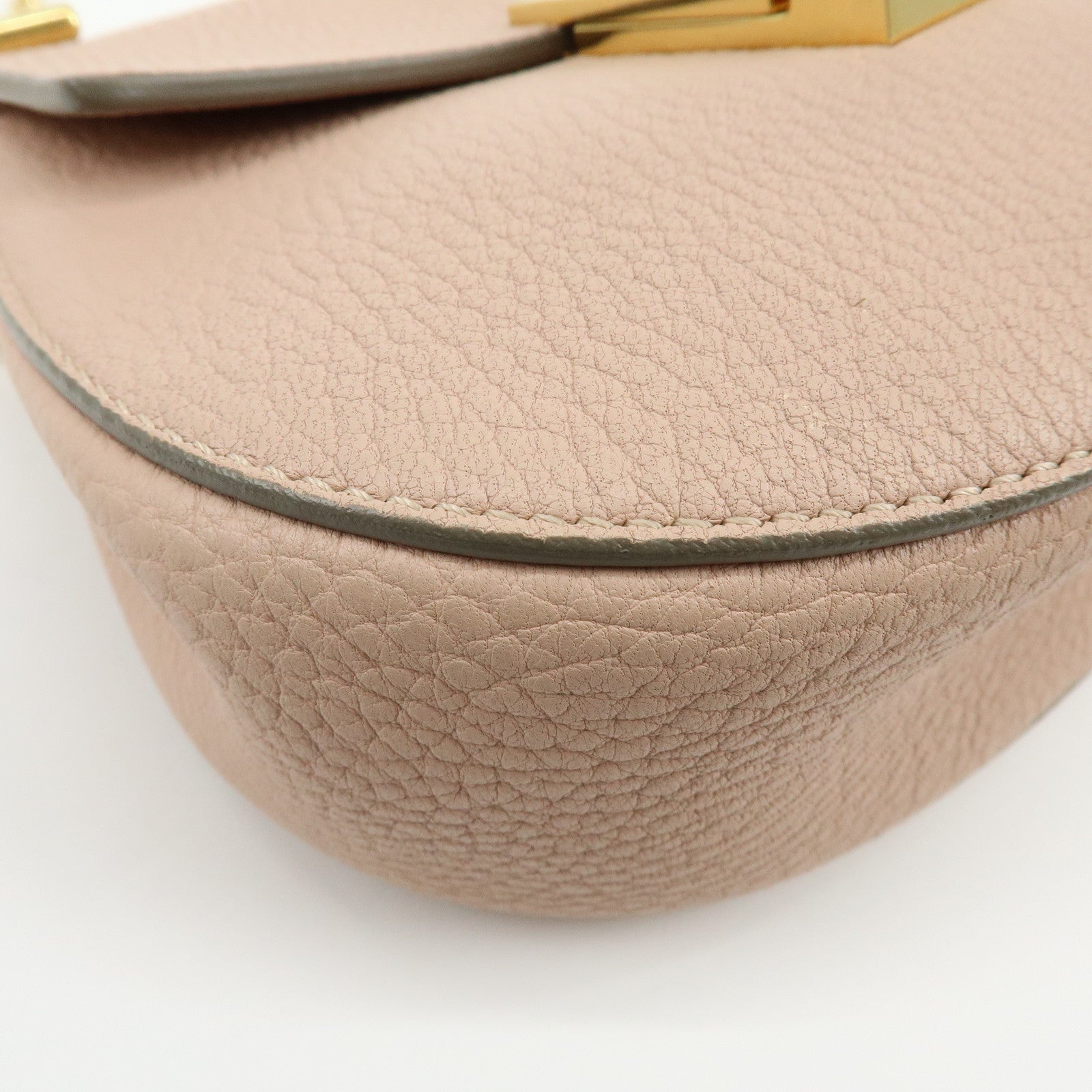 Chloe Drew Calf Leather Shoulder Bag Crossbody Bag Light Pink