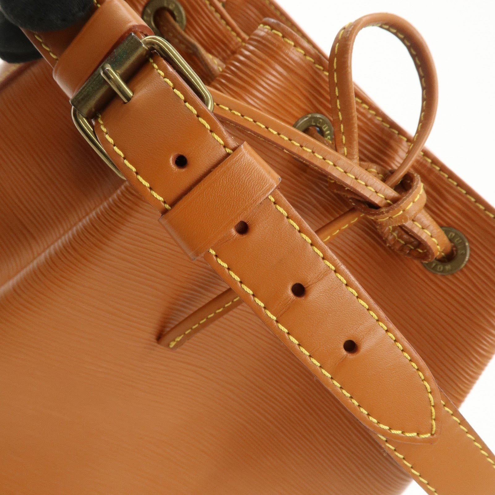 Louis Vuitton Epi Leather Petit Noe Shoulder Bag Zipang Gold M44108