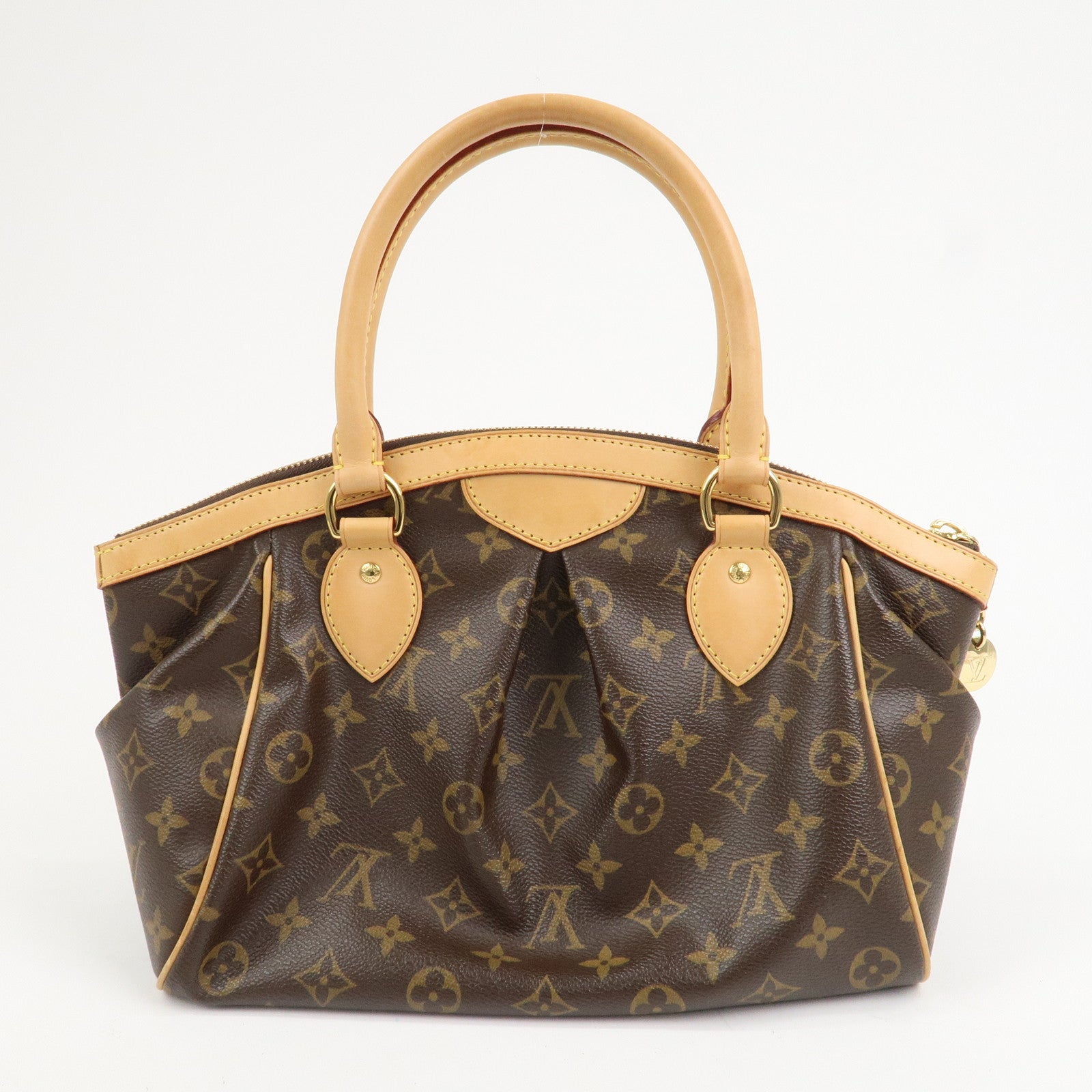 Louis Vuitton Monogram Tivoli PM Hand Bag Brown M40143