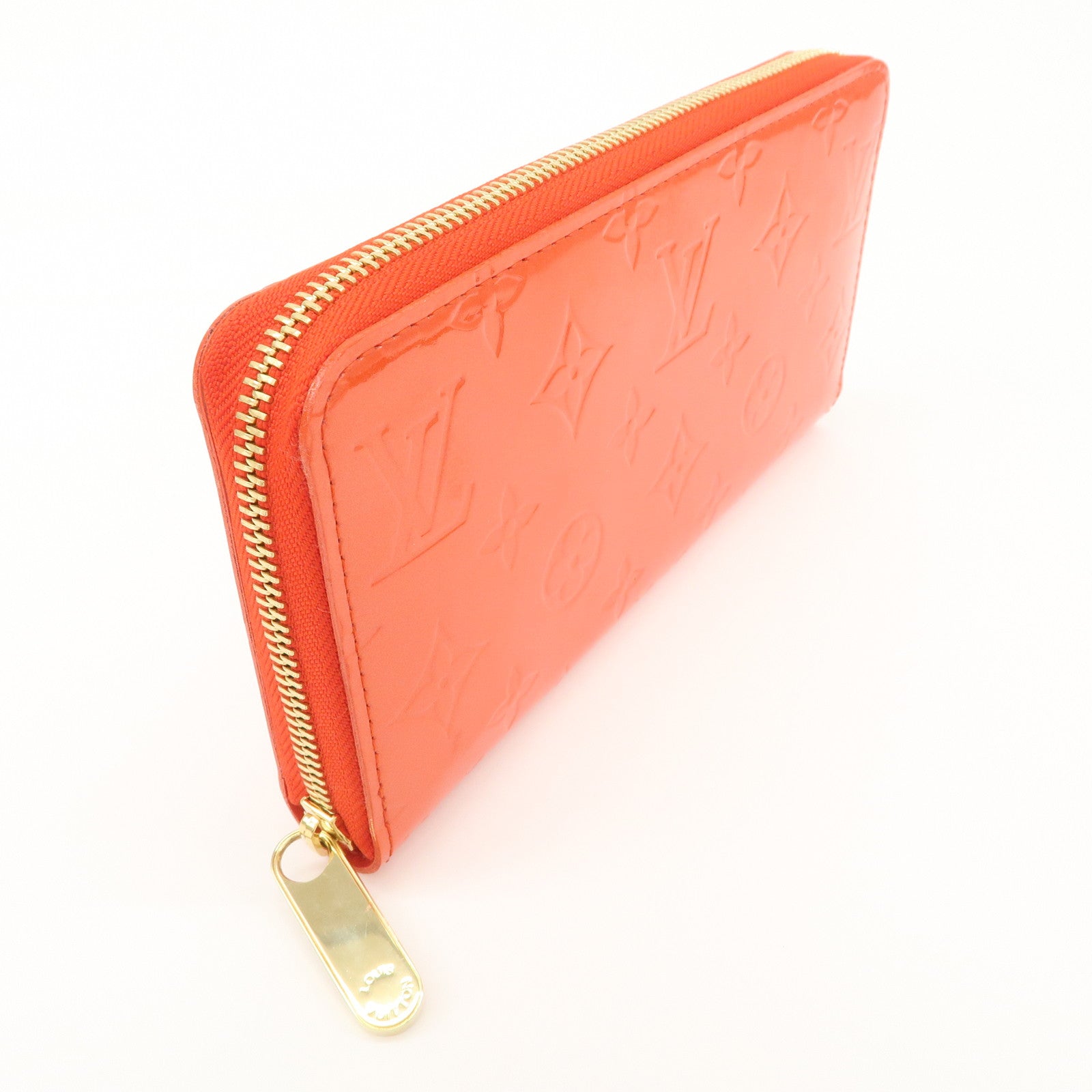 Louis Vuitton Monogram Vernis Leather Round Zippy Wallet M93724 Used