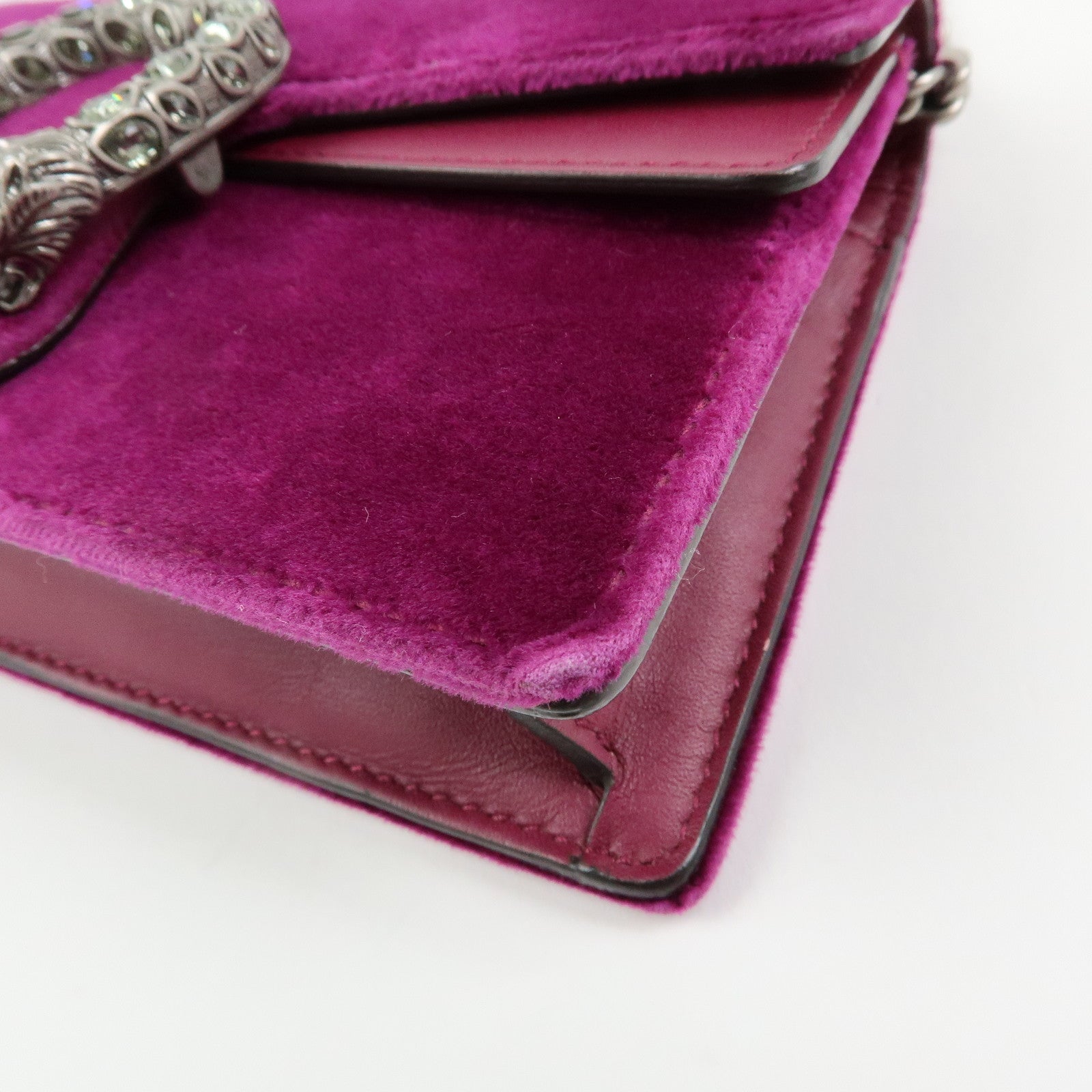 GUCCI Dionysus Super Mini Bag Velvet Chain Shoulder Bag 476432