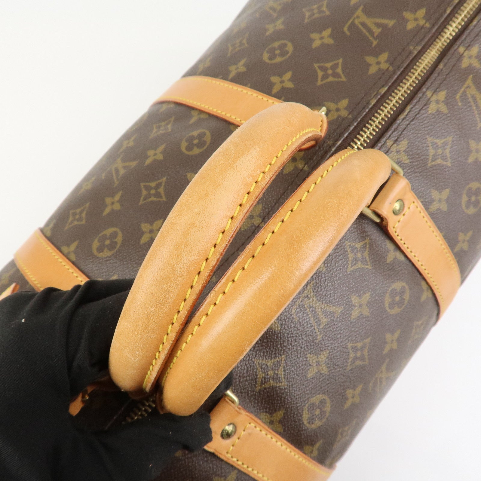 Louis Vuitton Monogram Keep All Bandouliere 60 Boston Bag M41412