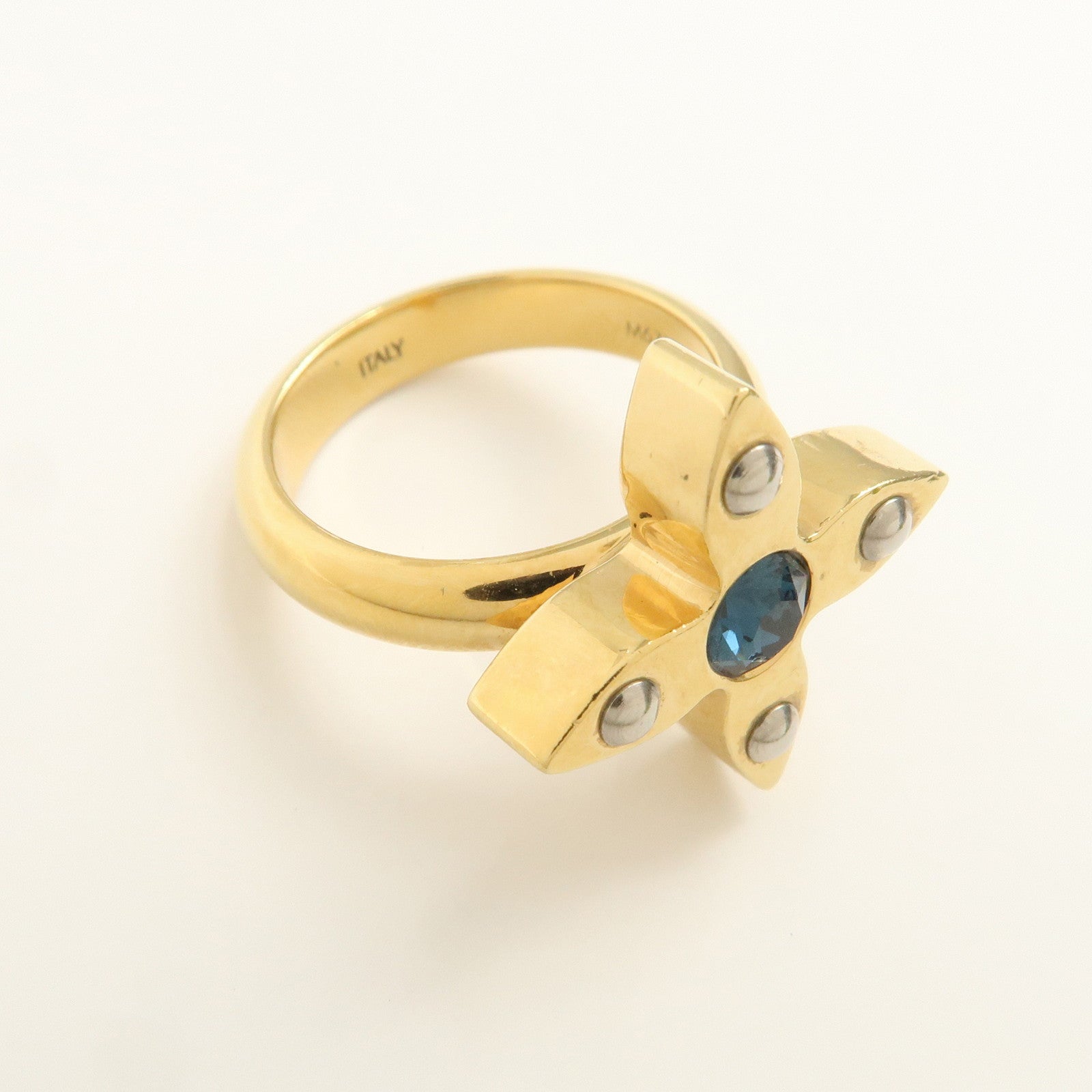 Louis Vuitton Set of 2 Bague Love Letters Ring Size M M67117