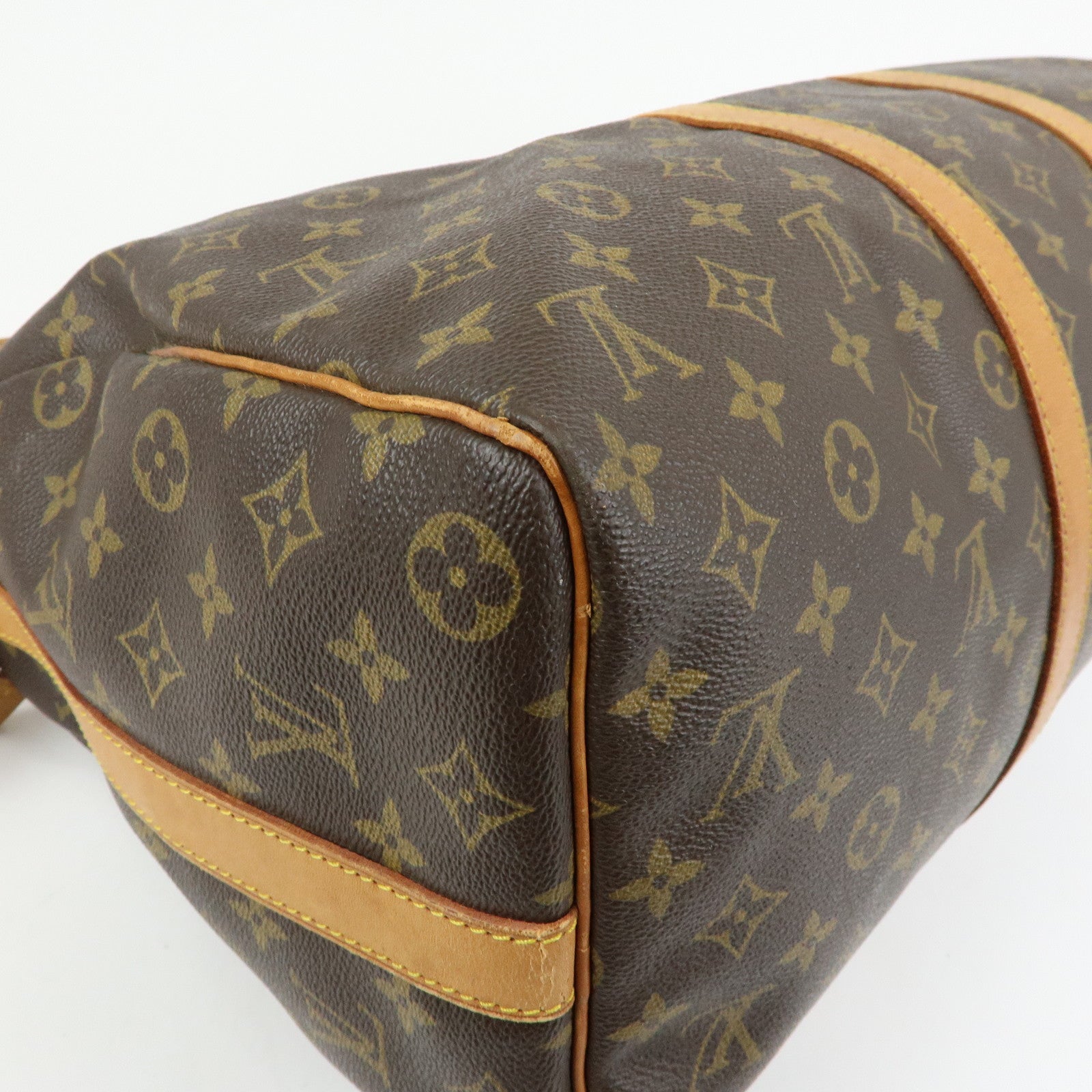 Louis Vuitton Monogram Keep All Bandouliere 45 Boston Bag M41418