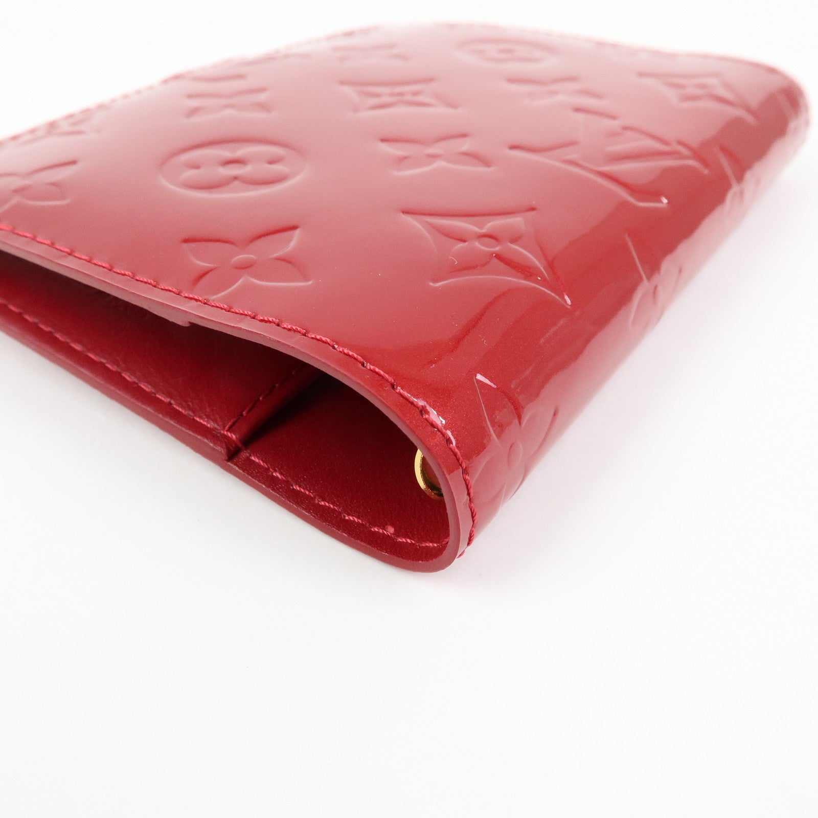 Louis Vuitton Monogram Vernis Agenda PM Pomme d'Amour Red R21016