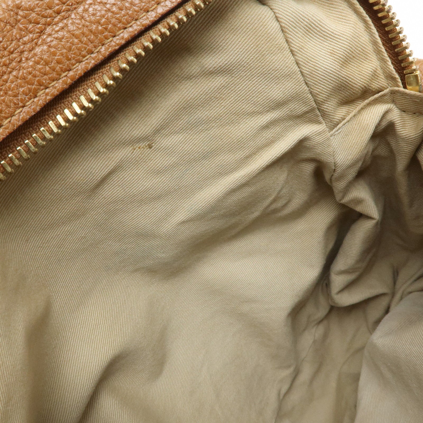 Chloe Paraty Leather 2Way Bag Shoulder Bag Hand Bag Brown