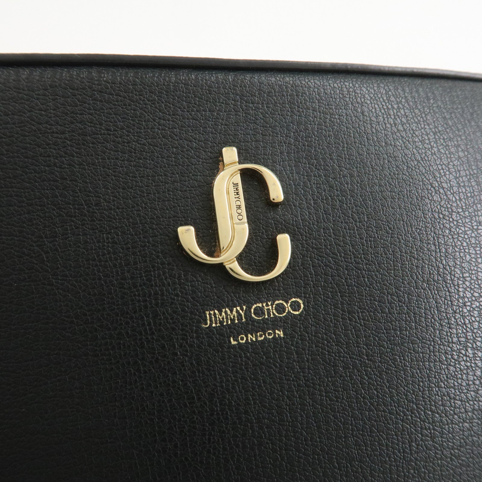 JIMMY CHOO Leather Shoulder Crossbody Bag KIMI Camera Bag Black