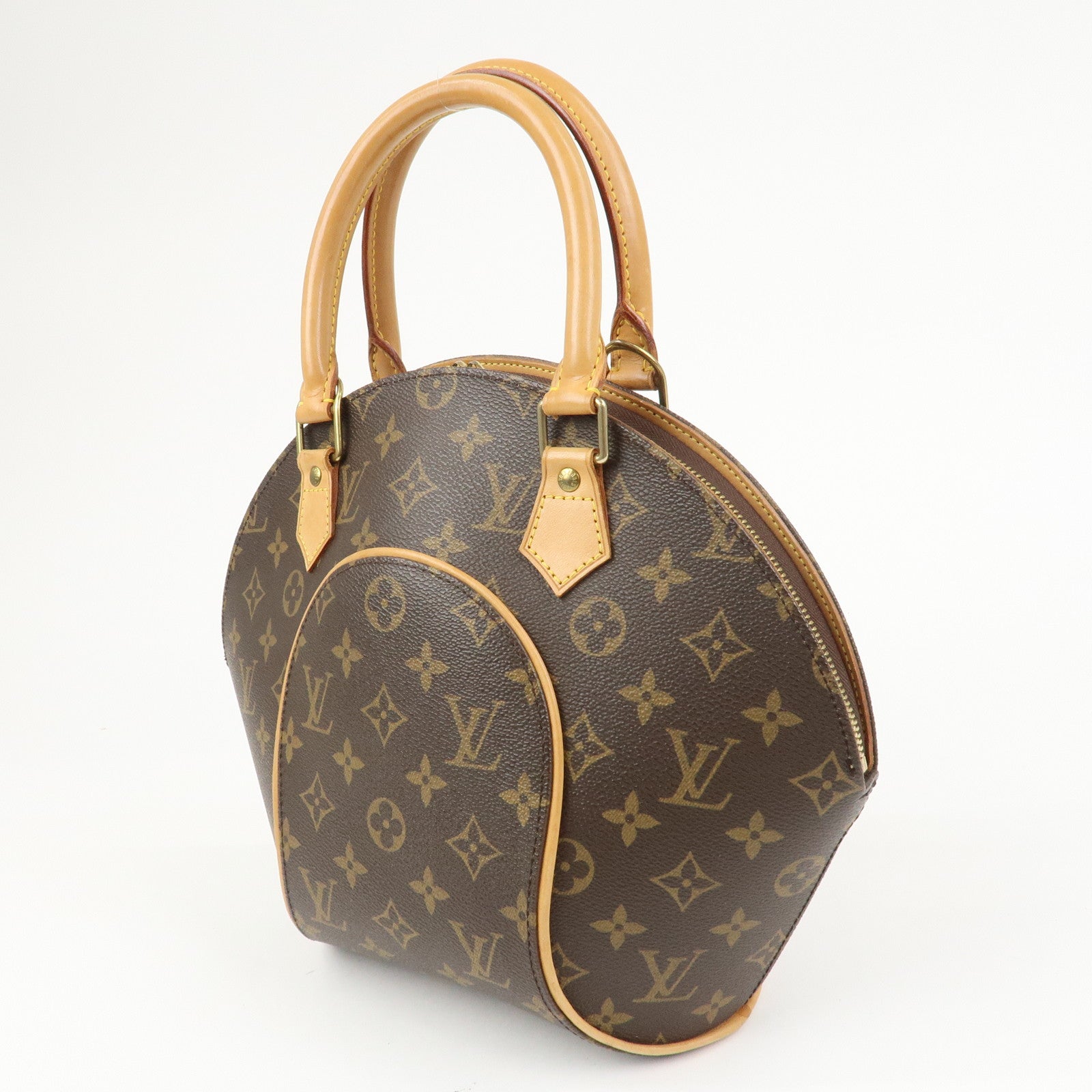 Louis Vuitton Monogram Ellipse PM Hand Bag Brown M51127