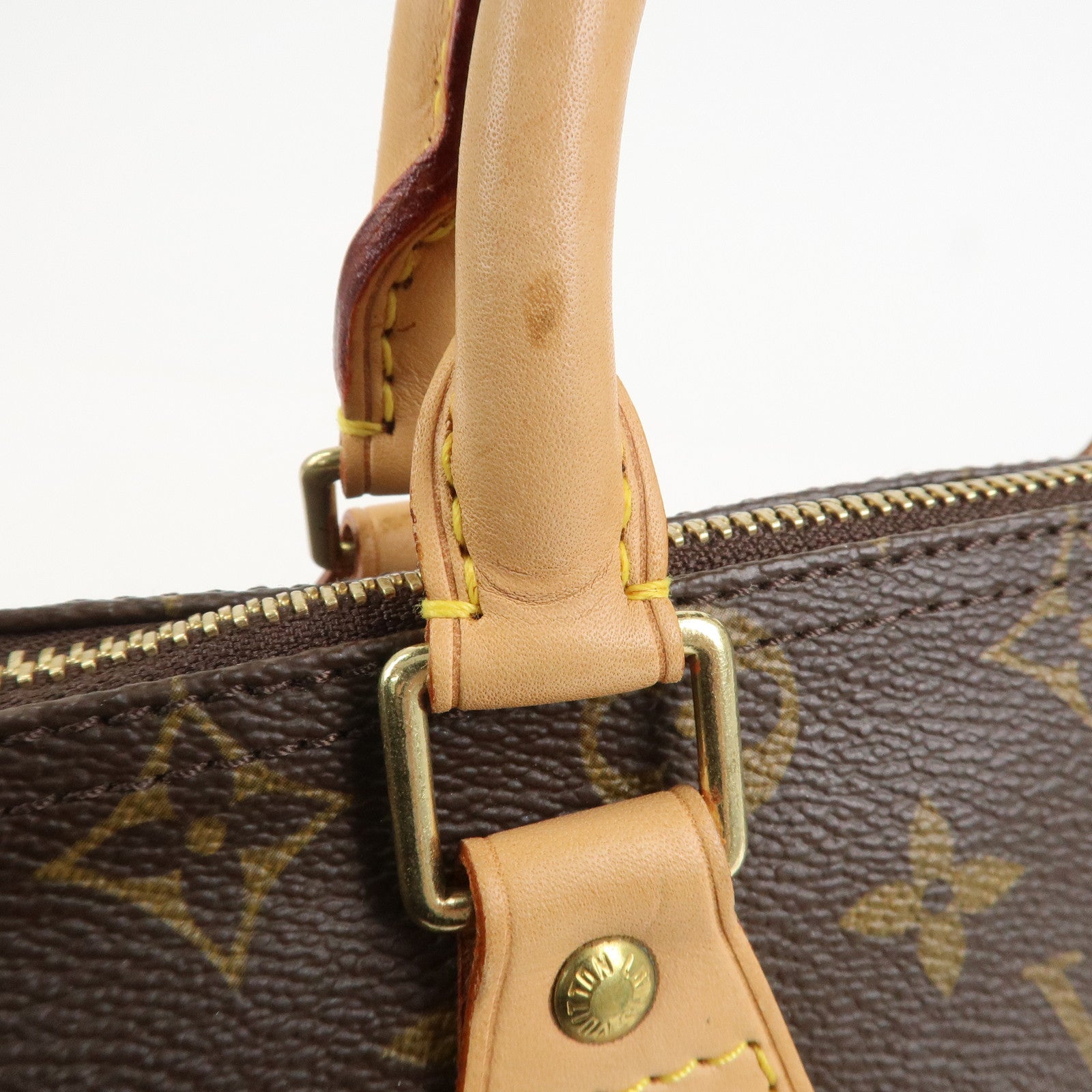Louis Vuitton Monogram Speedy 25 Boston Bag Brown M41528