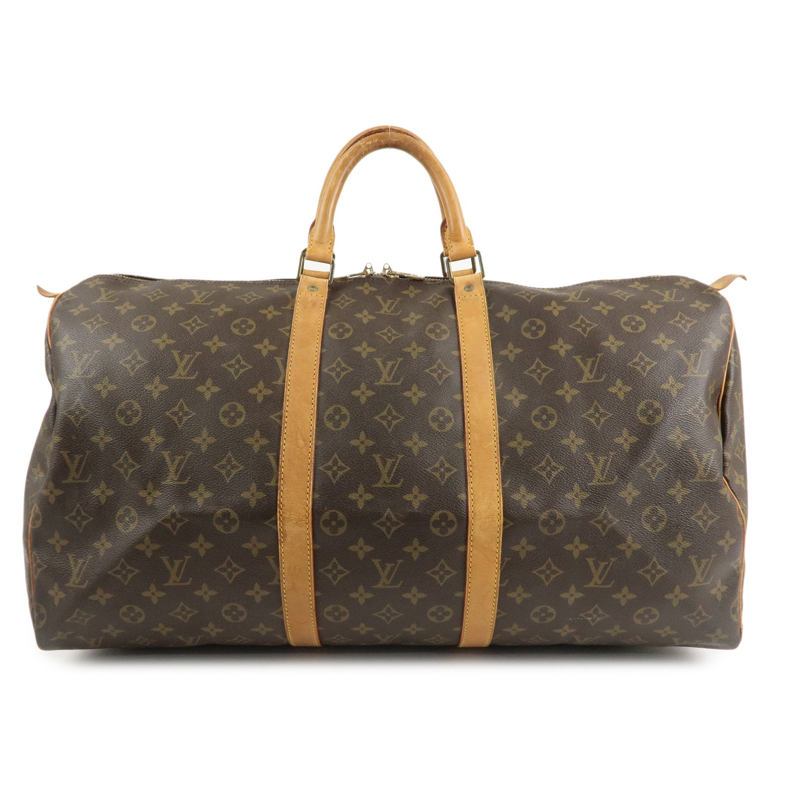 Louis Vuitton Monogram Keep All 55 Boston Bag Travel Bag M41424