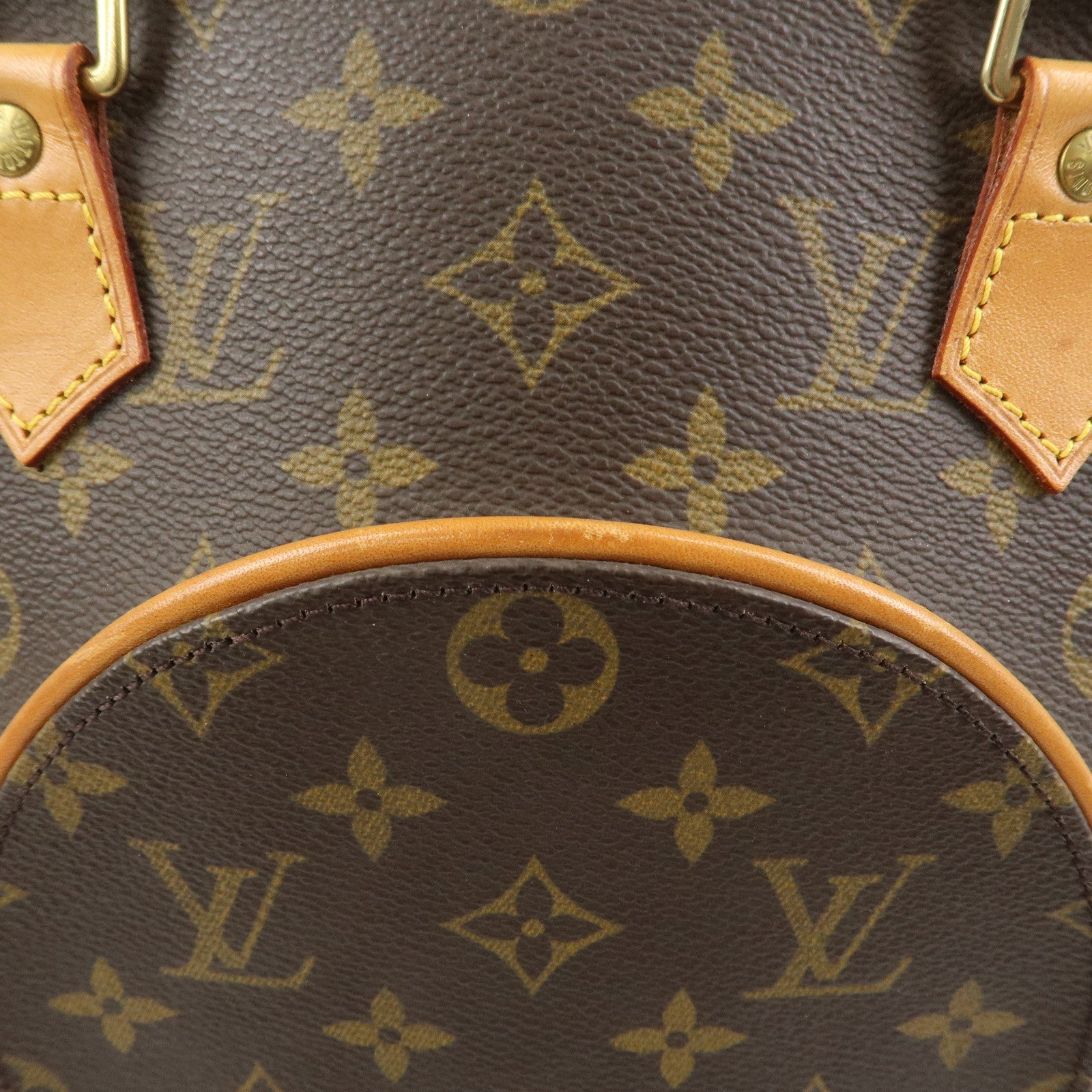Louis Vuitton Monogram Ellipse MM Hand Bag Brown M51126