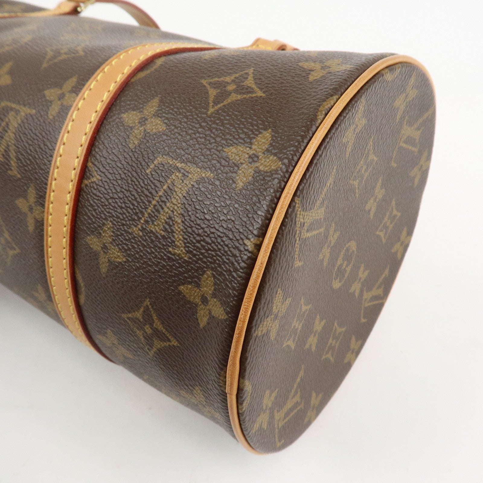 Louis Vuitton Monogram Papillon 30 Hand Bag New Style Brown M51385