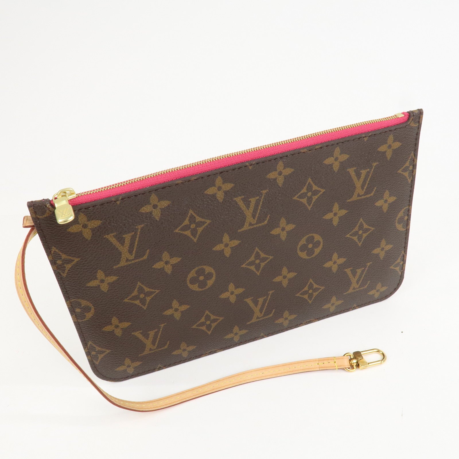 Louis Vuitton Monogram Canvas Neverfull GM Pouch Brown