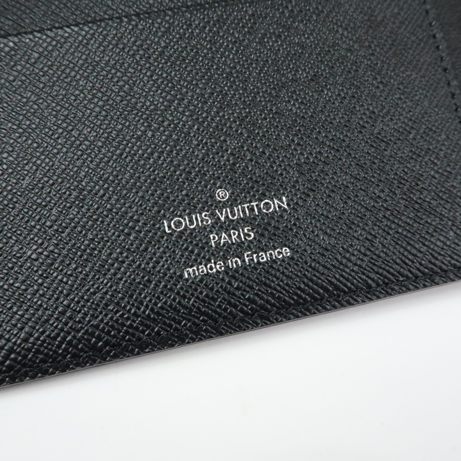 Louis Vuitton Epi Agenda MM Planner Cover Noir Black R20202