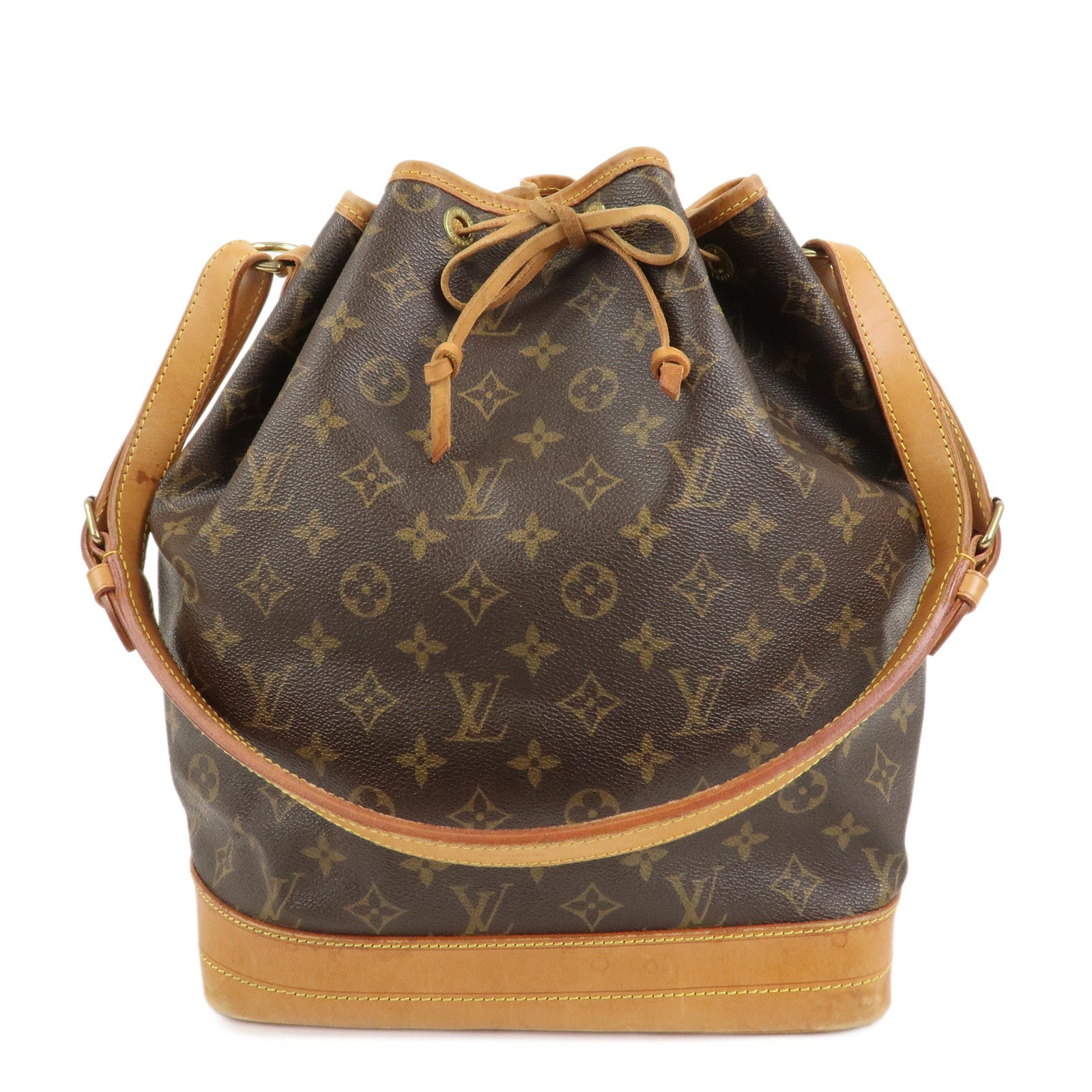 Louis Vuitton Monogram Noe Shoulder Bag Hand Bag Brown M42224