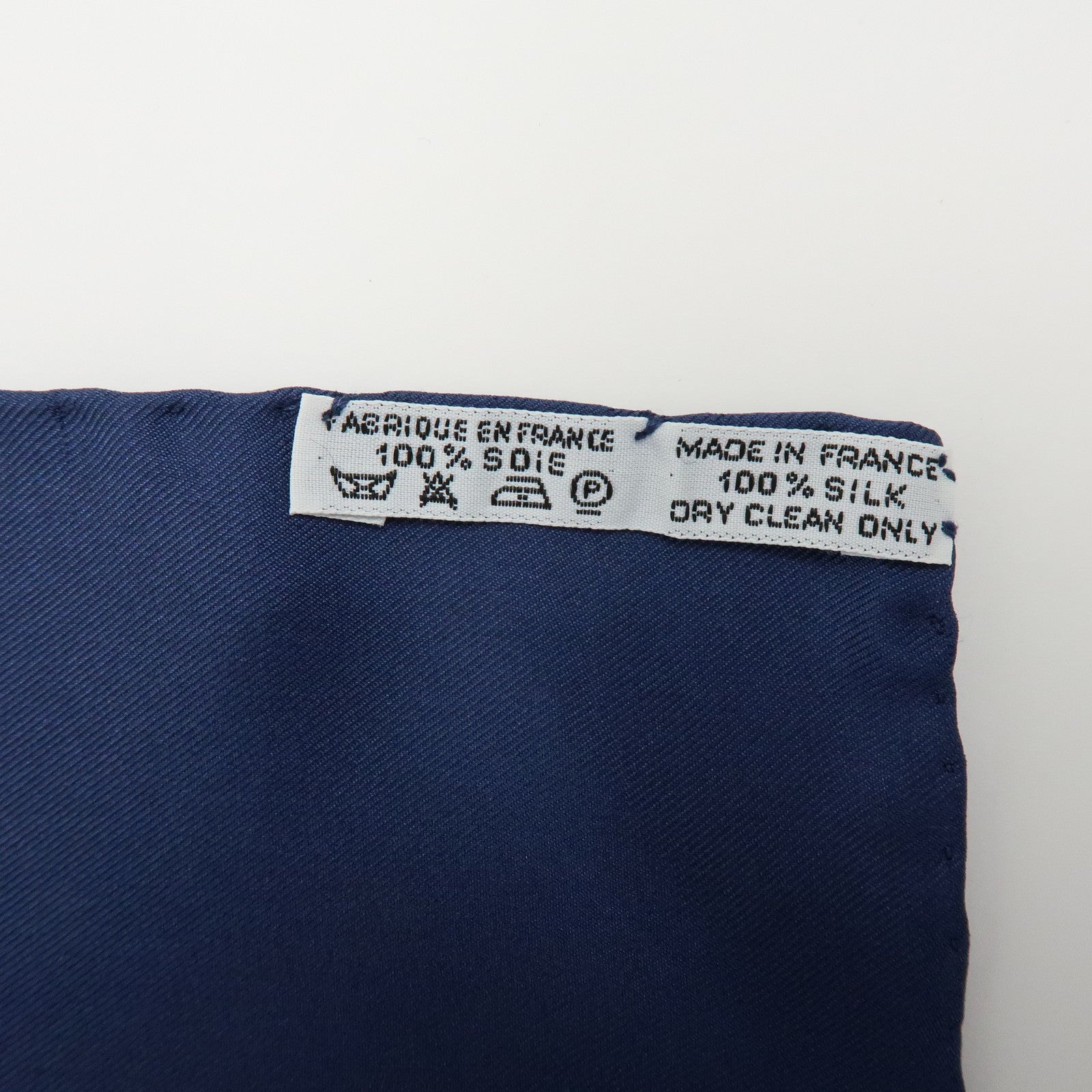 HERMES Carre 90 Silk 100% Scarf BRIDES DE GALA Navy Gold