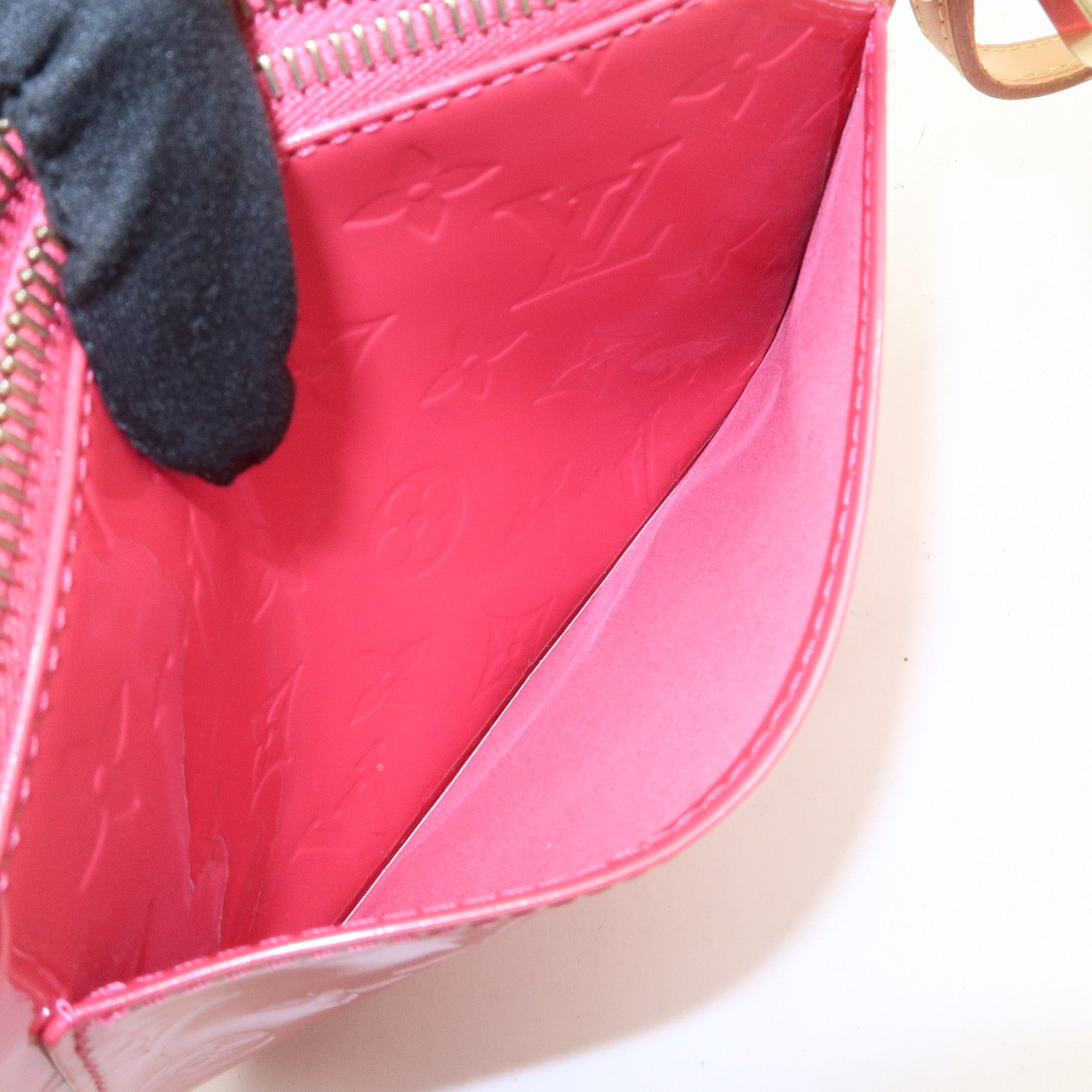 Louis Vuitton Monogram Vernis Minna Street Hand Bag M9146F Used