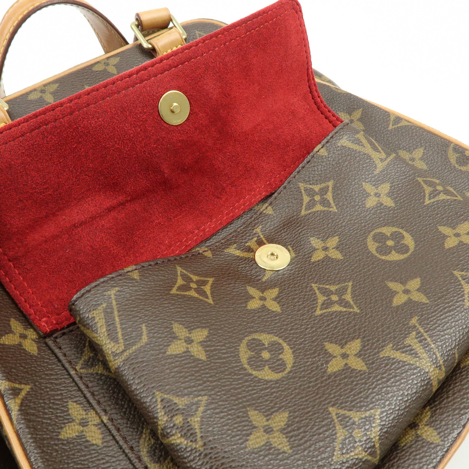 Louis Vuitton Monogram Excentri Cite Canvas Hand Bag Brown M51161