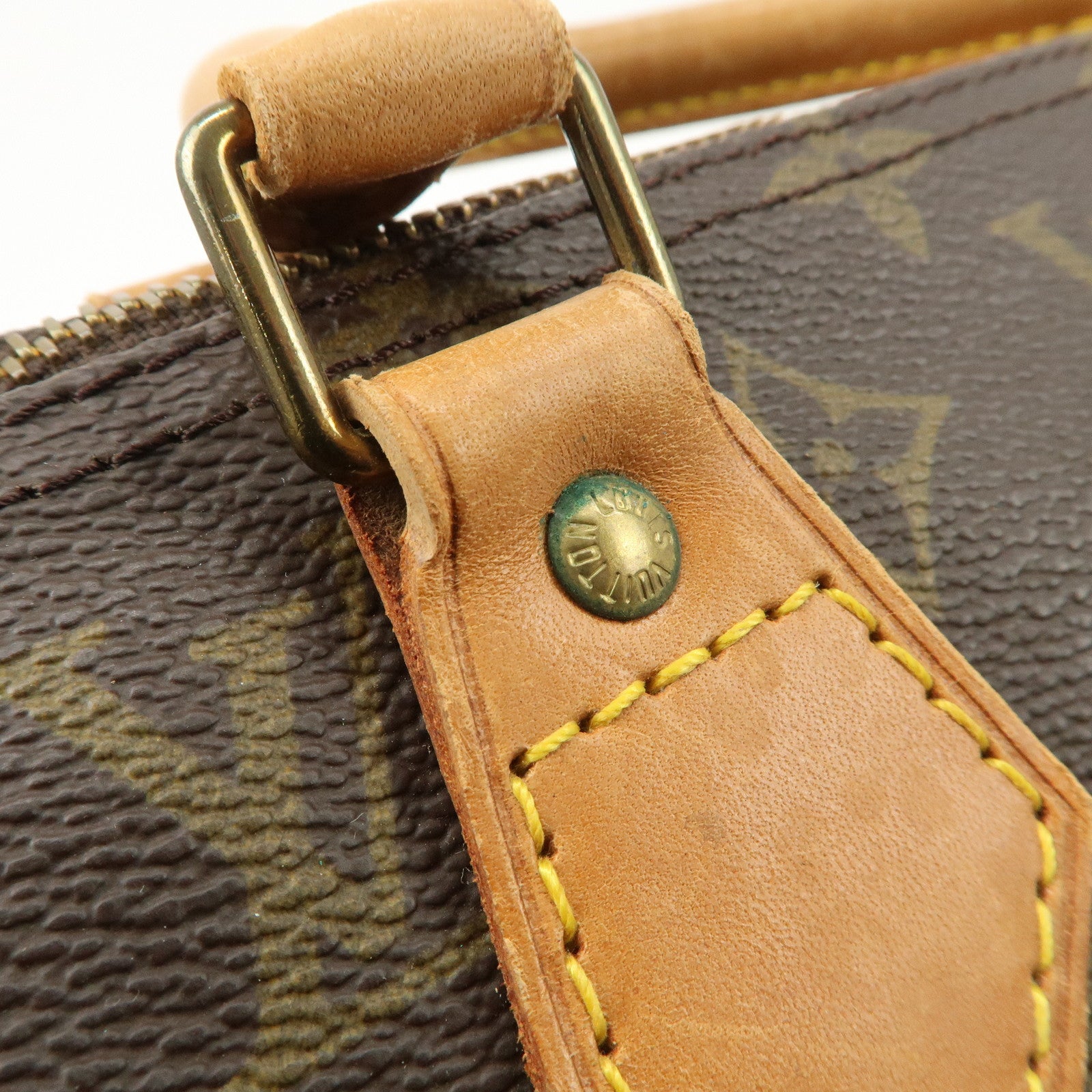 Louis Vuitton Monogram Speedy 40 Hand Bag Boston Bag M41522 Used